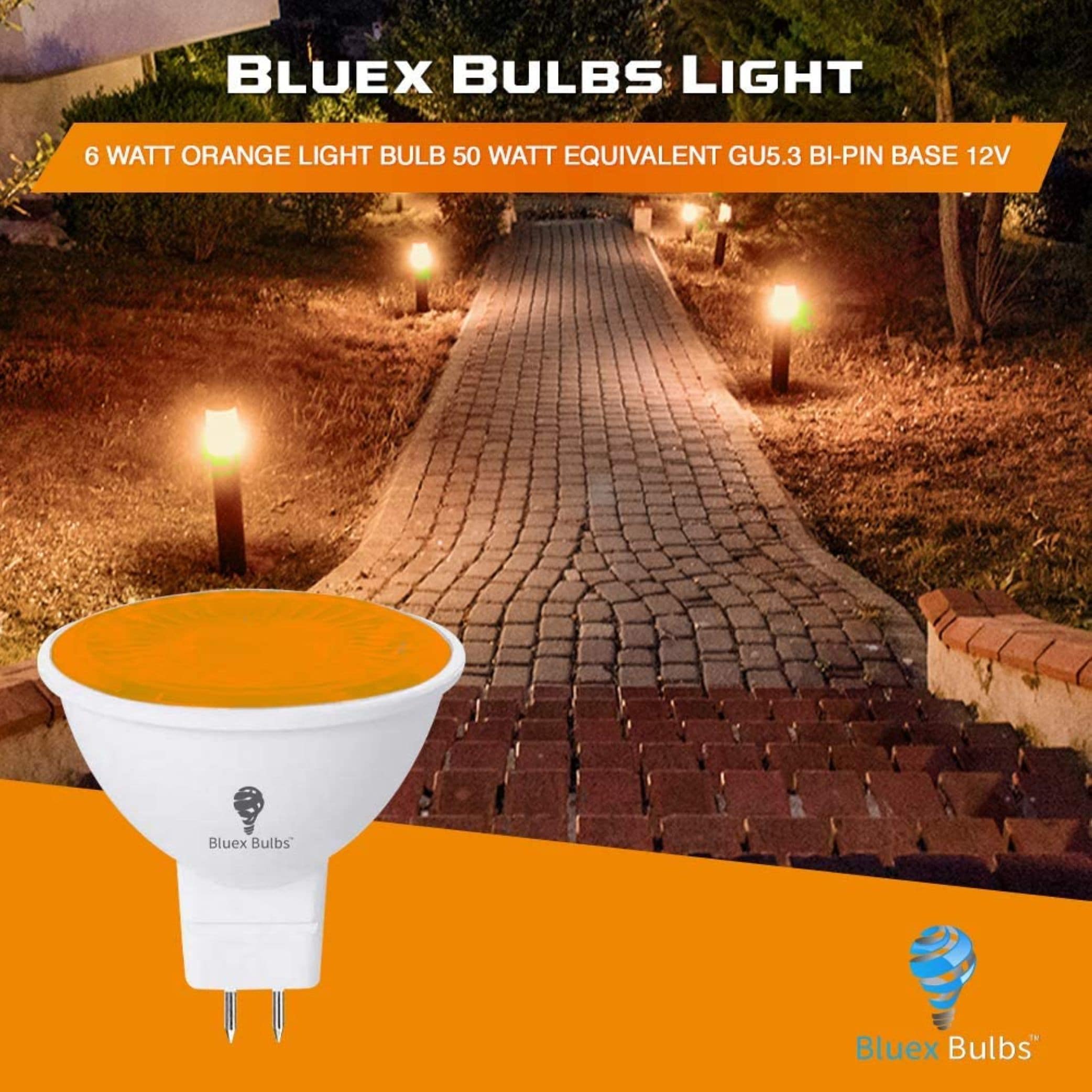 Bluex Bulbs COLOR-ORANGE-MR16-4W Led-Lights - View #5