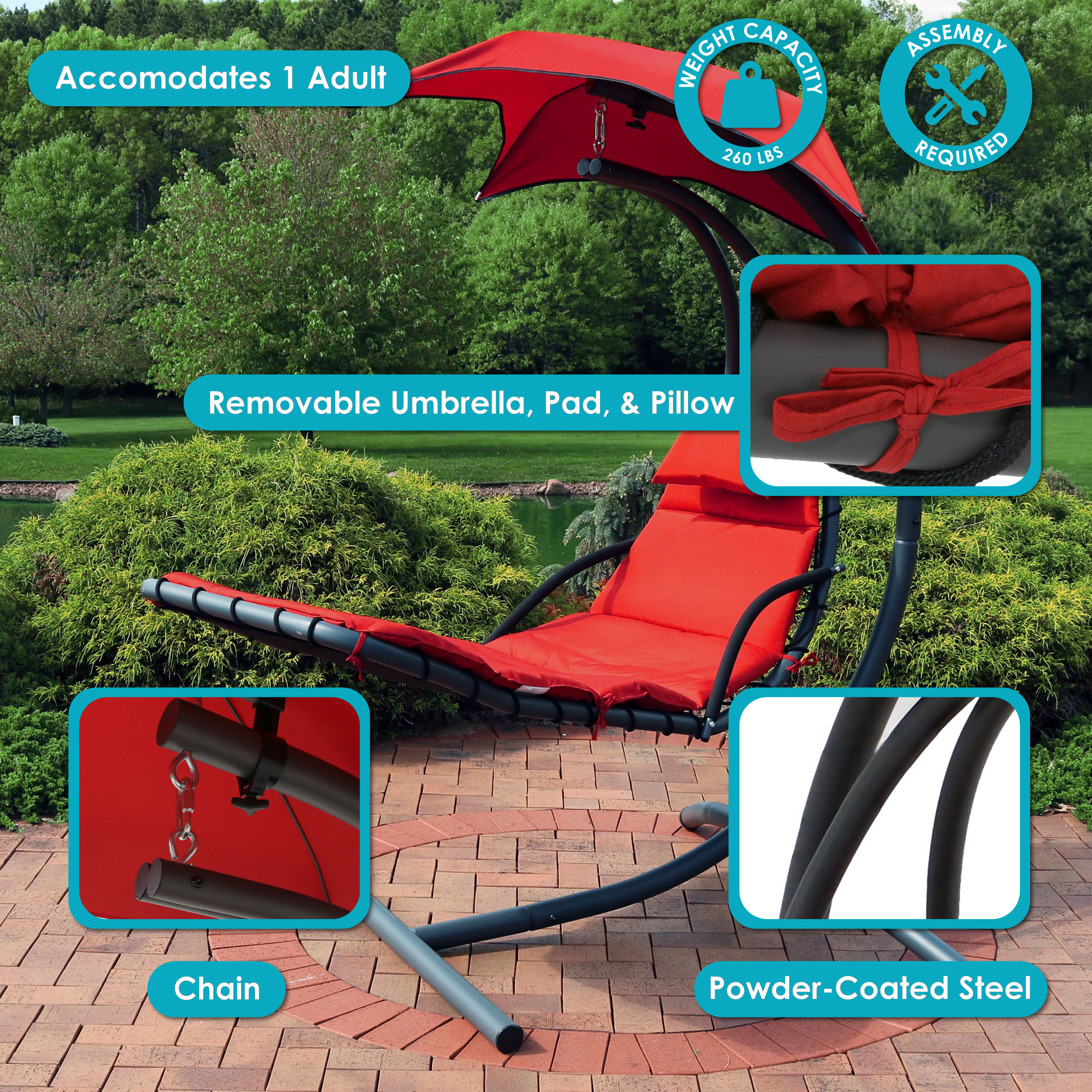 Sunnydaze Decor DL-CHL-2PK Patio-Chairs - View #9