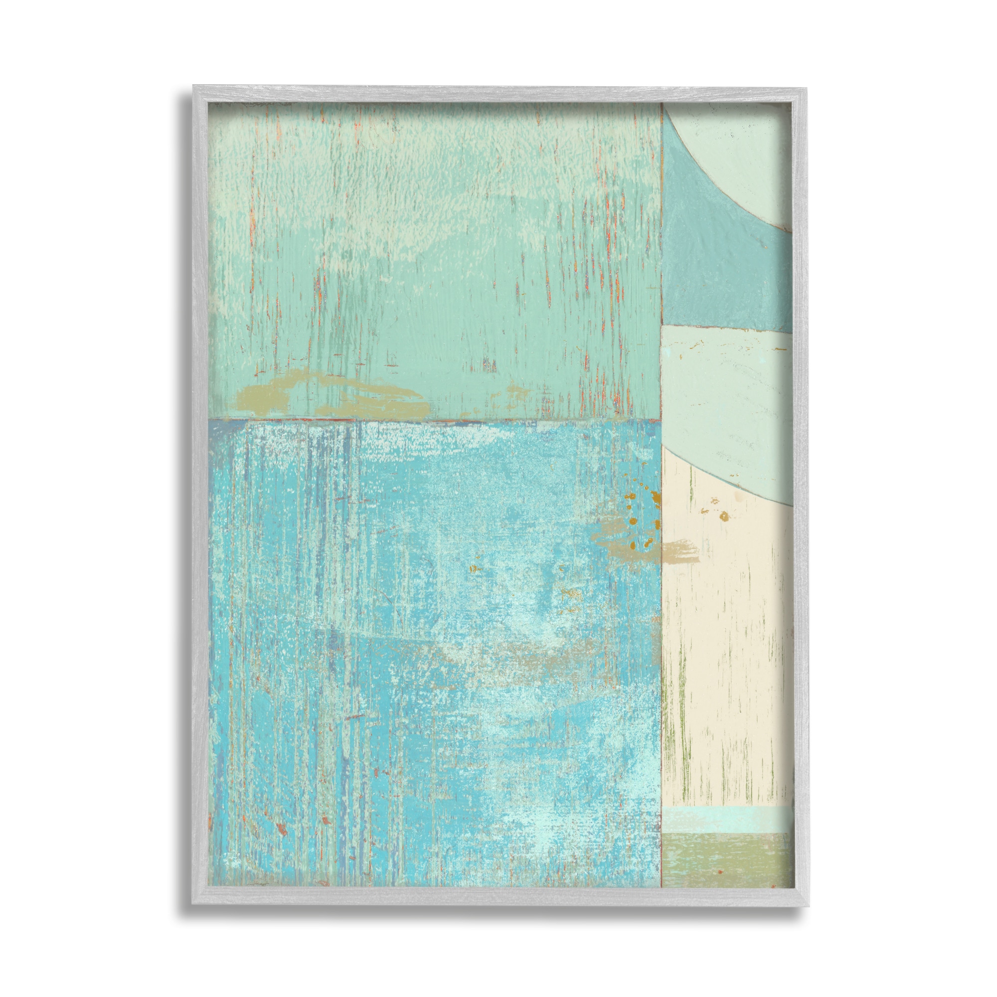 Suzanne Nicoll Framed 30-in H x 24-in W Abstract Print in Blue | - Stupell Industries AF-042-GFF-24X30