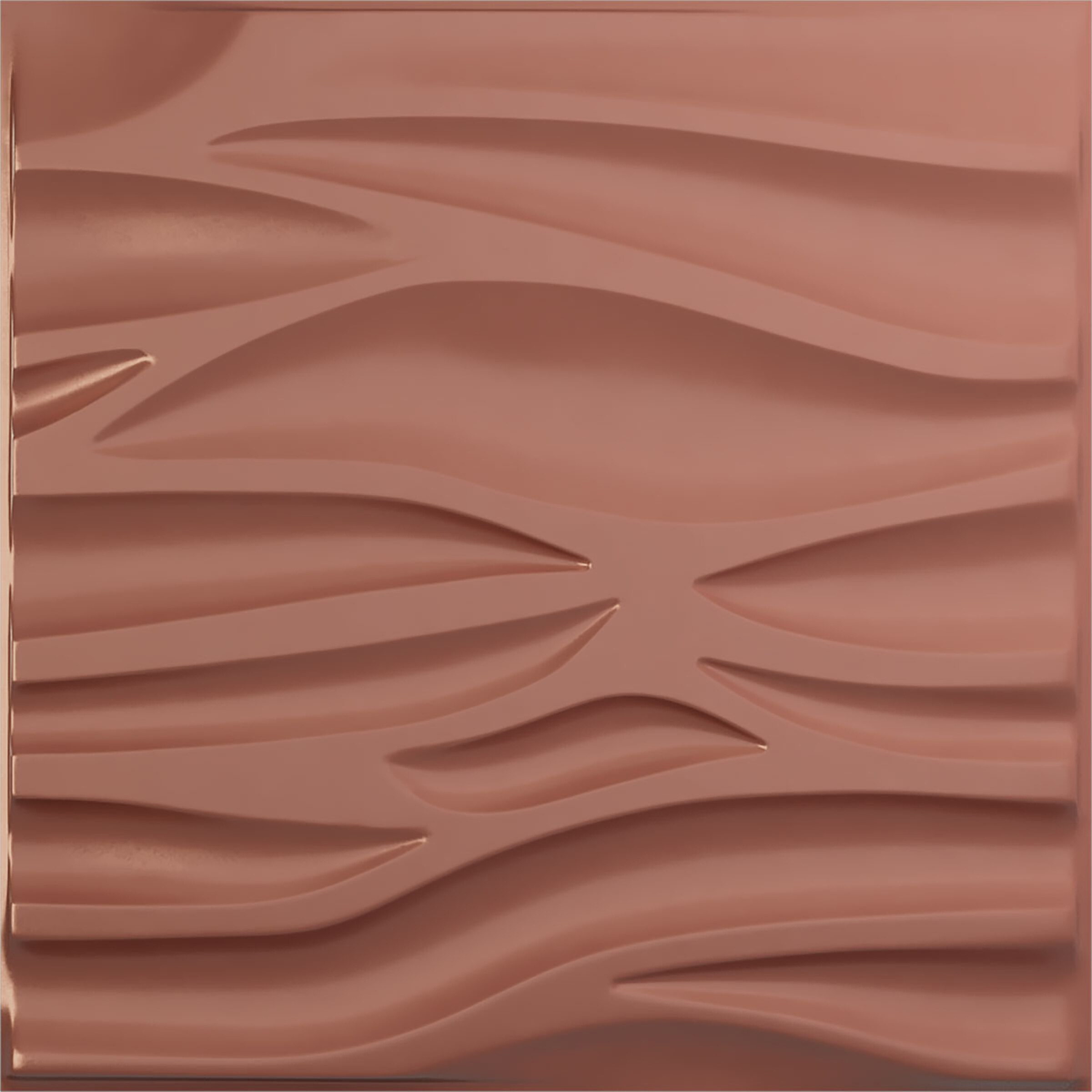 Ekena Millwork WP20X20SRFCP-CASE-12 19-5/8-in x 19-5/8-in Embossed Paintable/Stainable Pink PVC Wall Panel ( 12 -Pack, Covers 32.04-sq ft )