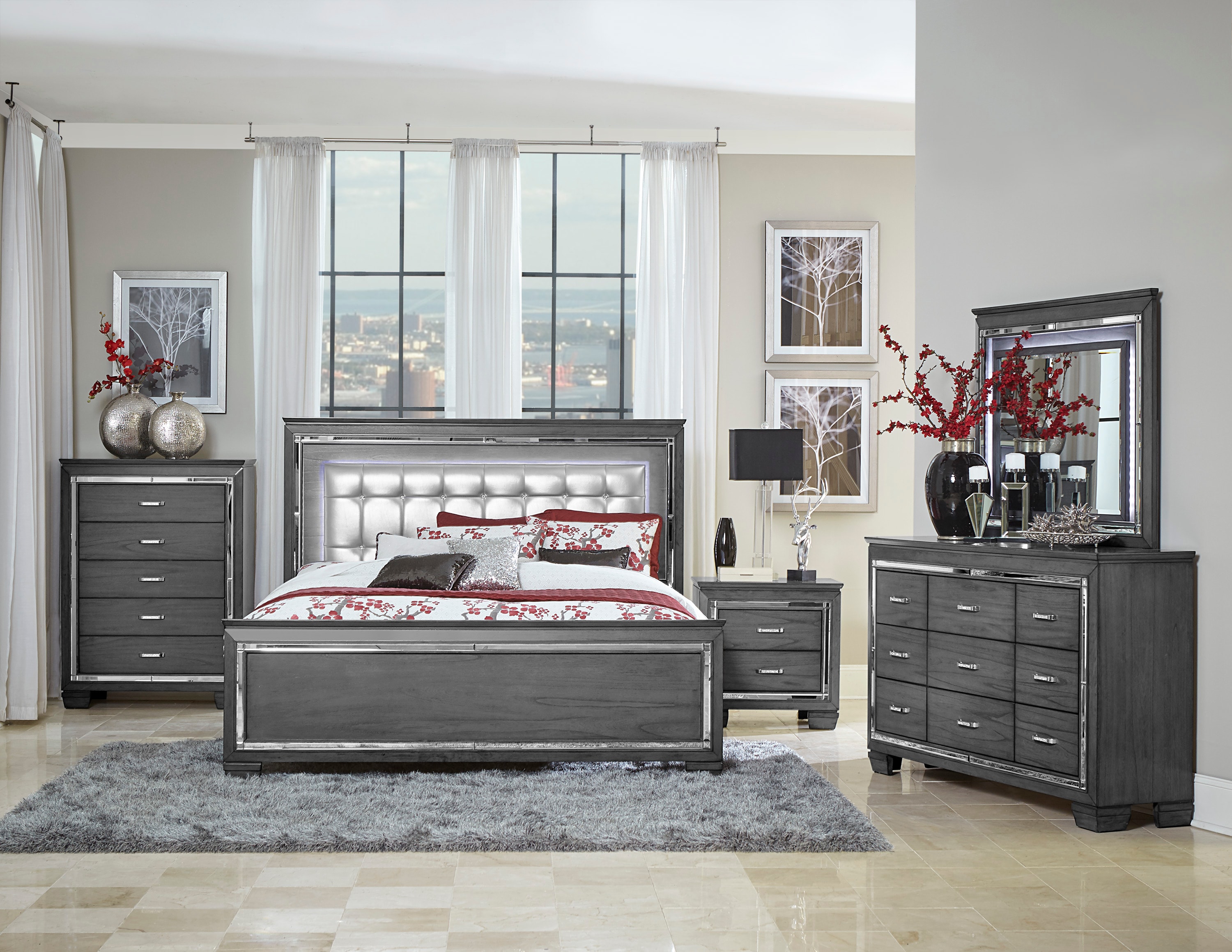 GLANZEND 6514YKD17 nightstands - View #6