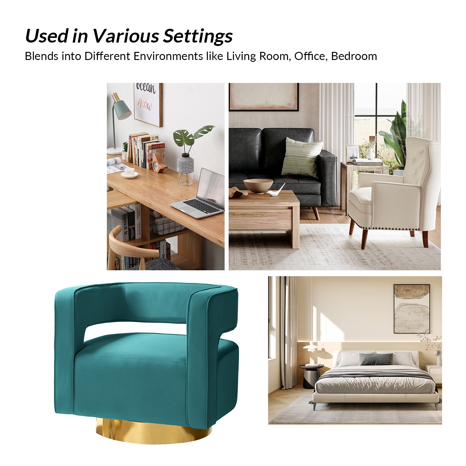 14 Karat Home CHM0141-BLUE chairs - View #9