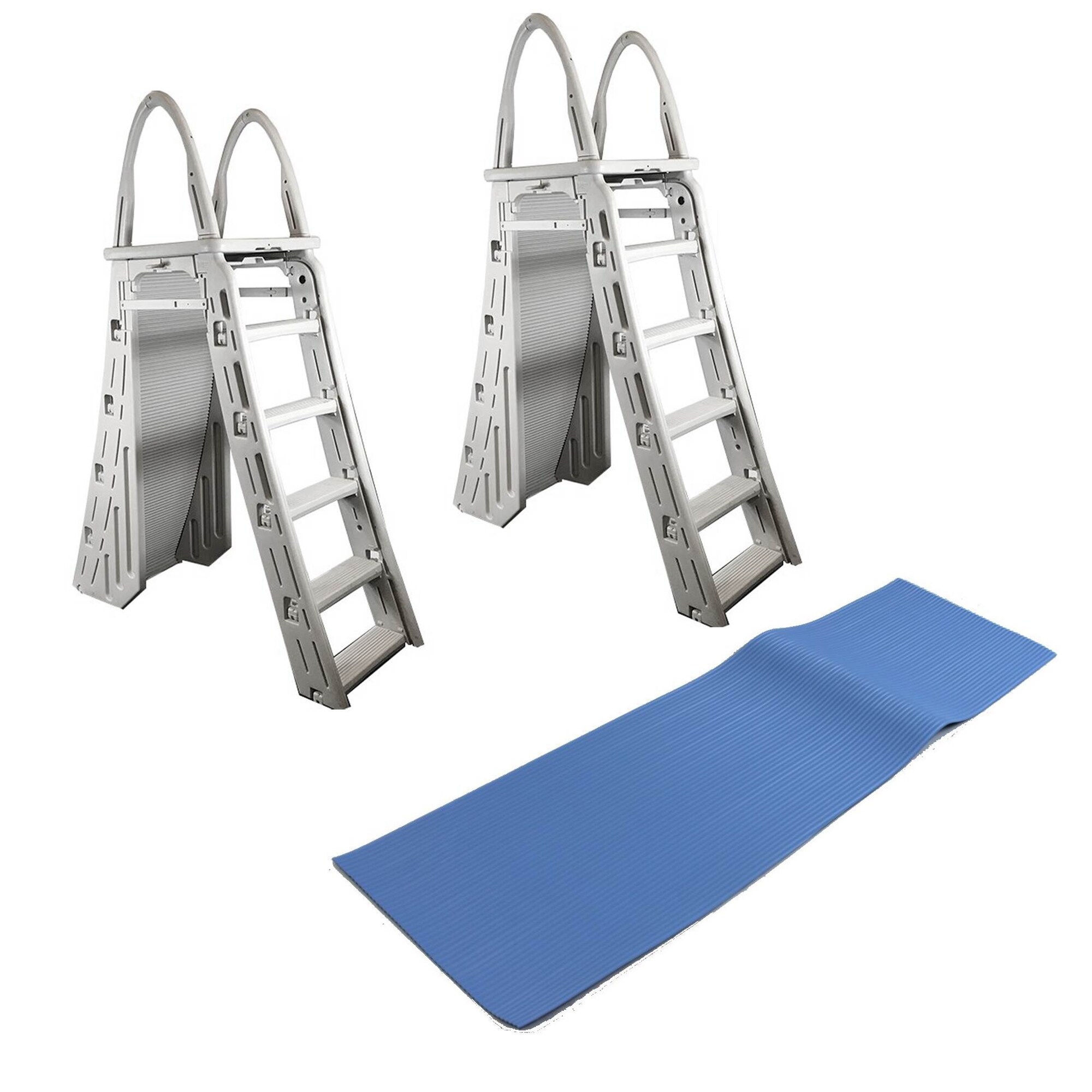 Confer 126818 18-in Plastic A-frame pool ladder Hand Rail