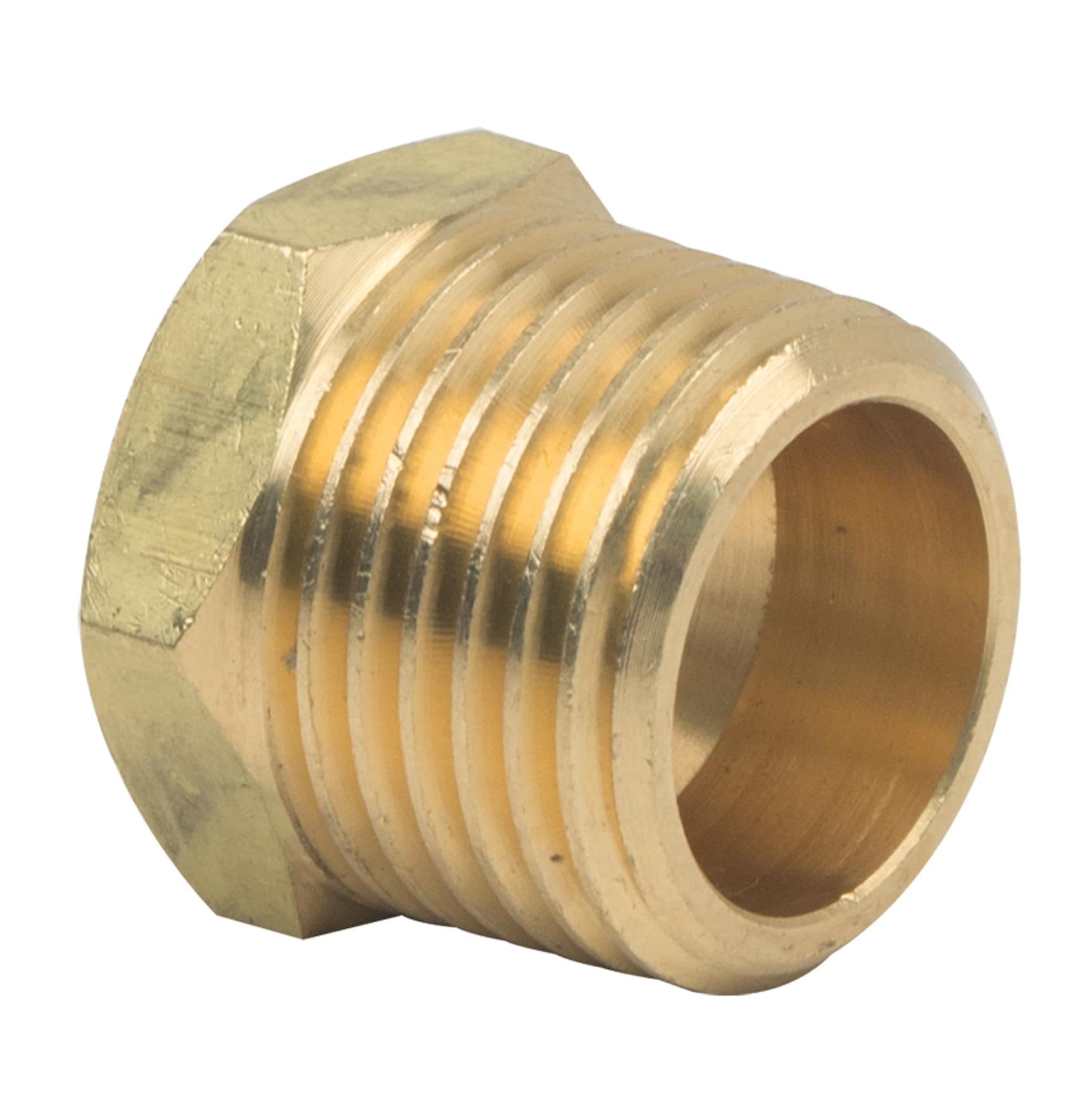 BrassCraft 1/2-in x 1/8-in Threaded Bushing Fitting in the Brass Fittings  department at