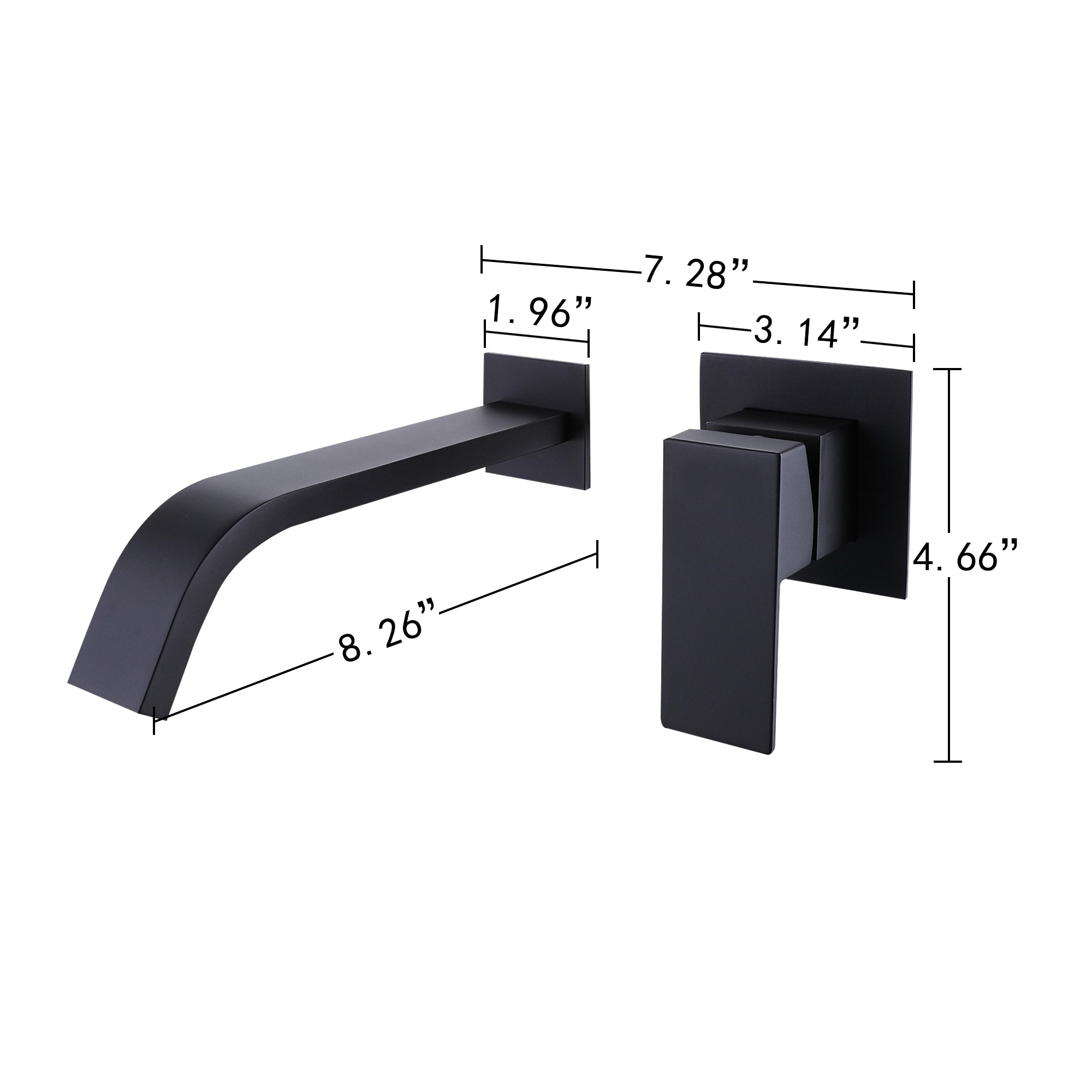 WELLFOR WB-FA061MB Lavatory-Faucets - View #3