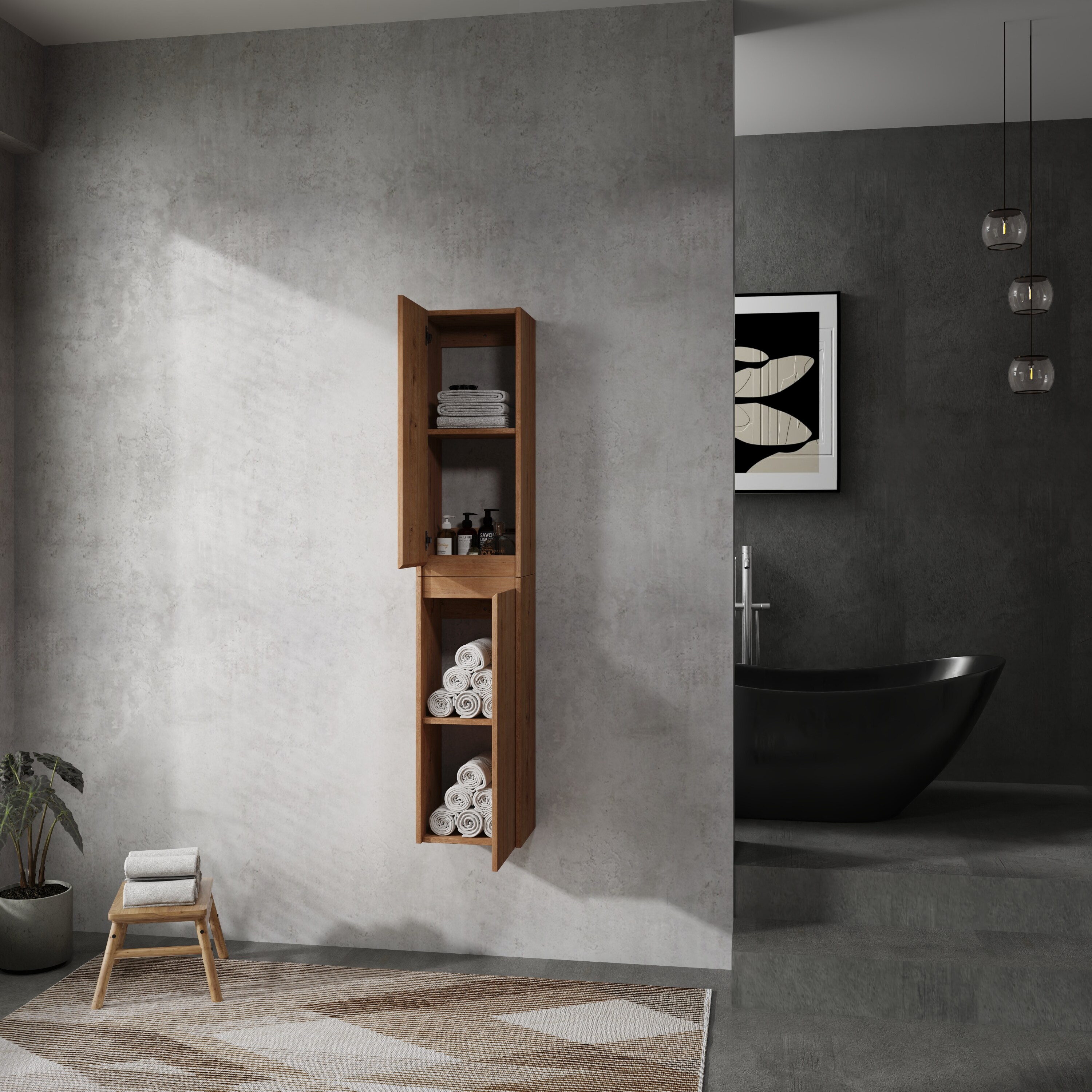 GDFStudio 325583 Bathroom-Wall-Cabinets - View #10