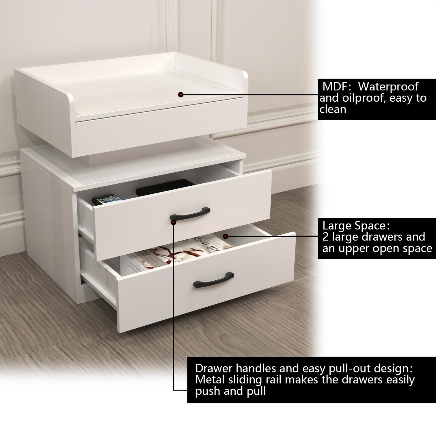 SunJet D0YYUTKCR7G6 nightstands - View #7