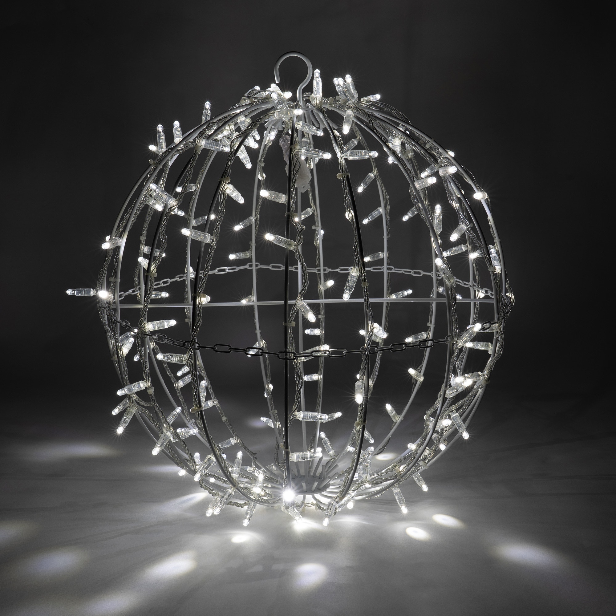 Wintergreen Lighting 73449 20-Inches Hanging Hanging decoration with Clear LED Lights
