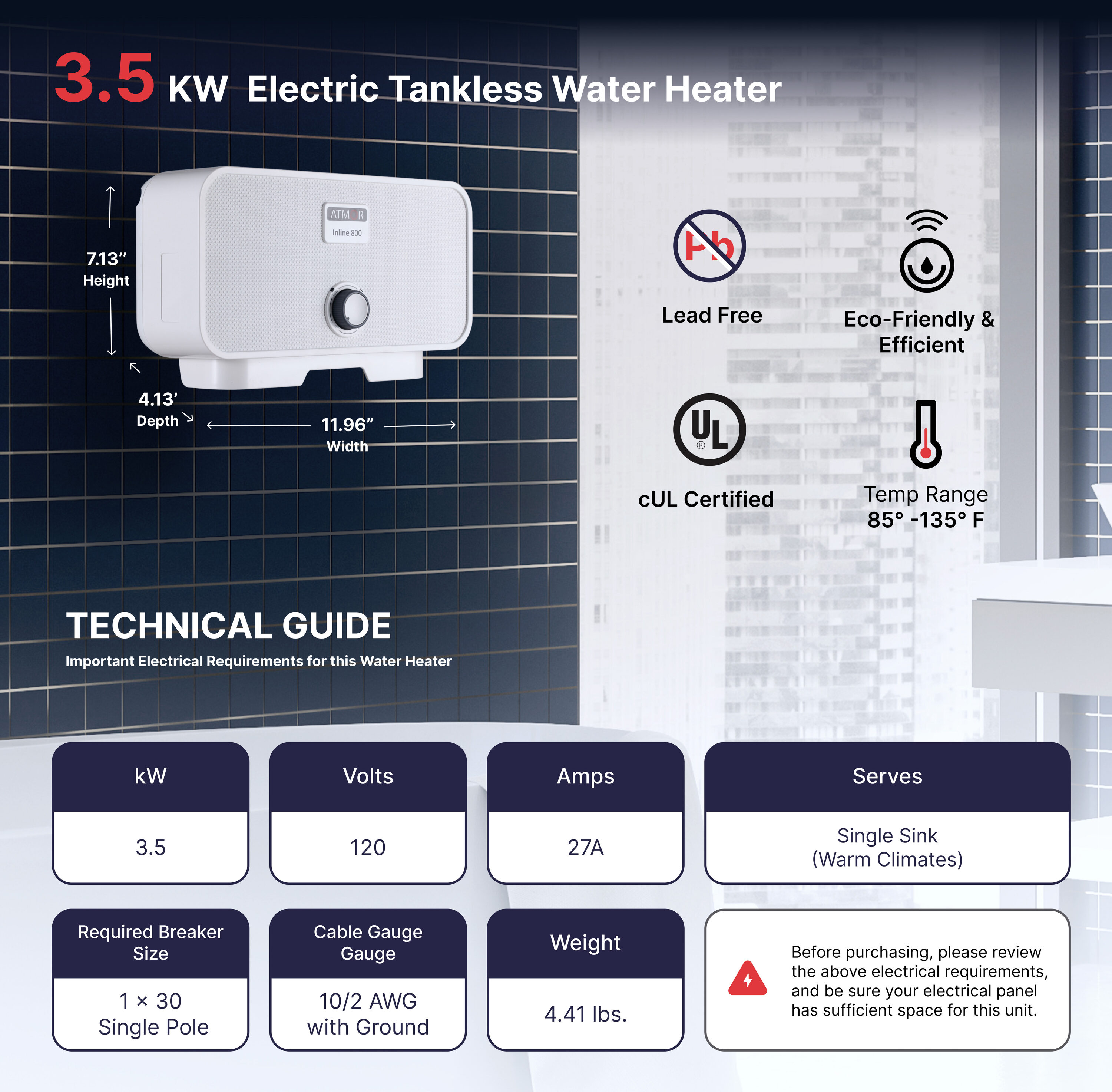 Atmor AT-800-35 Gas-Water-Heaters - View #3