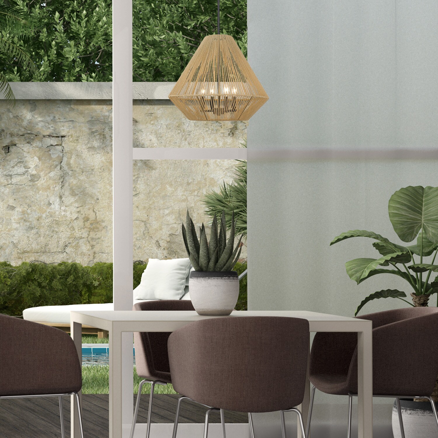 Golden Lighting 6937-4P BLK-NR Pendant-Lights - View #8