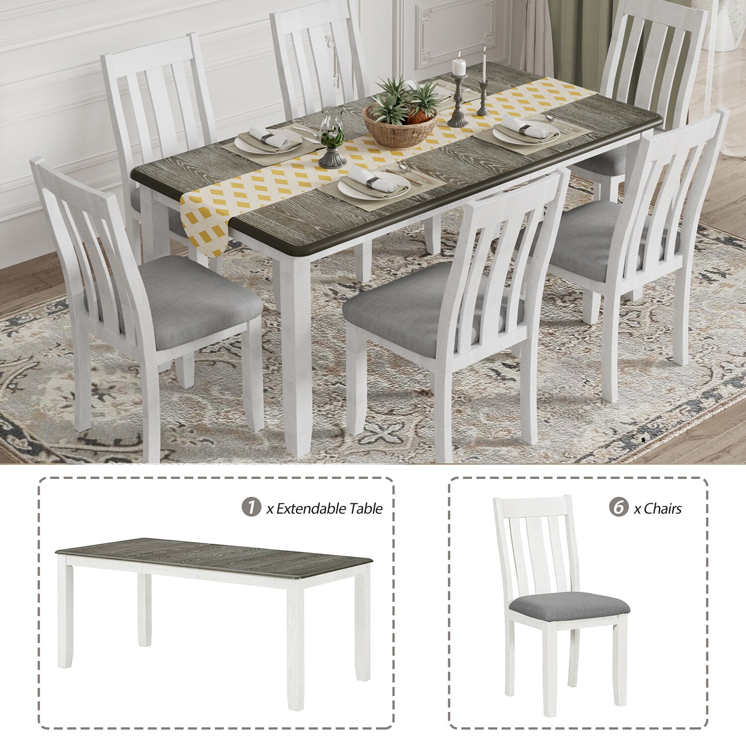 SINOFURN SYA330149WD Dining-Sets - View #2