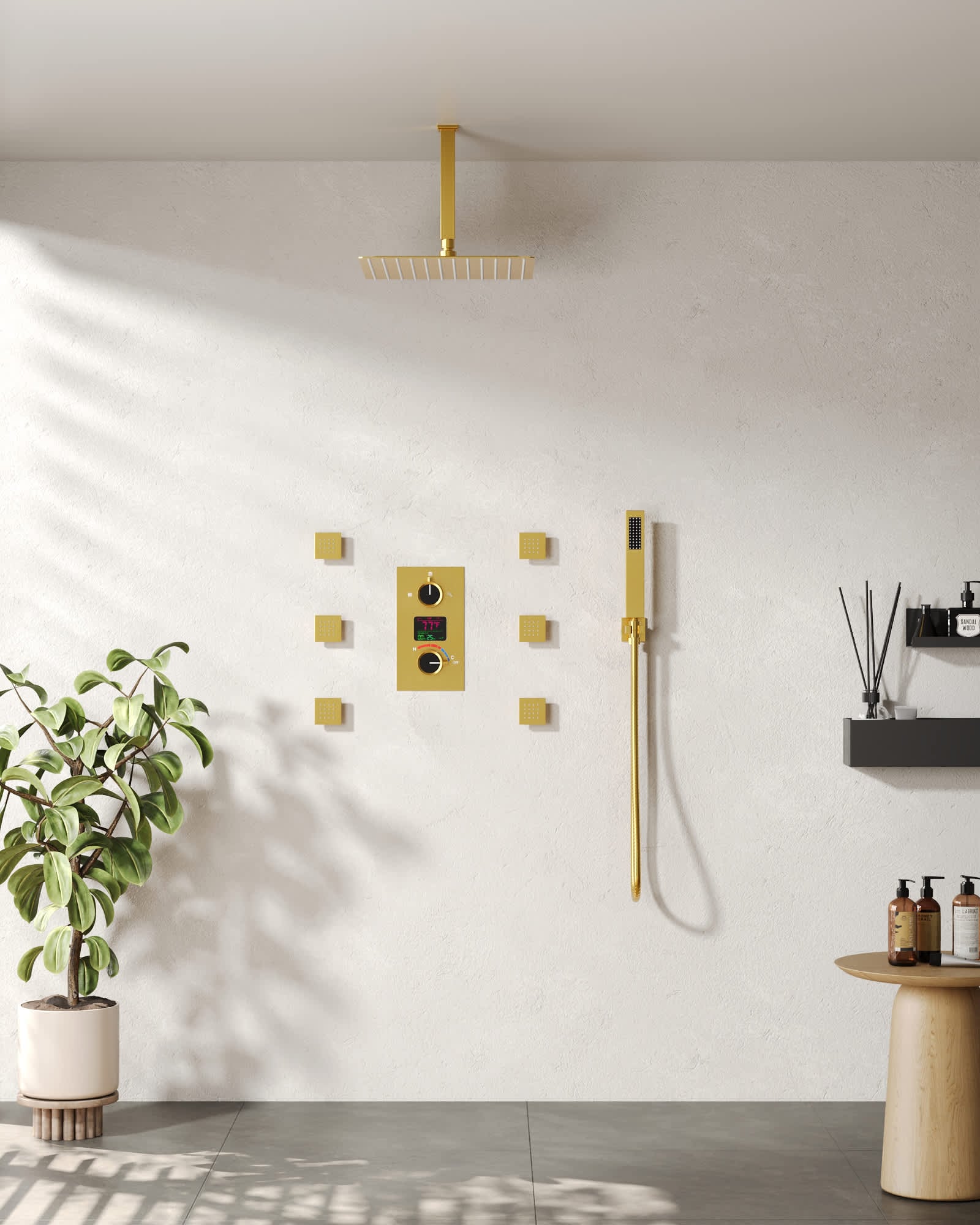 EVERSTEIN SFS-1015-GD12 Tub-Shower-Faucets - View #13
