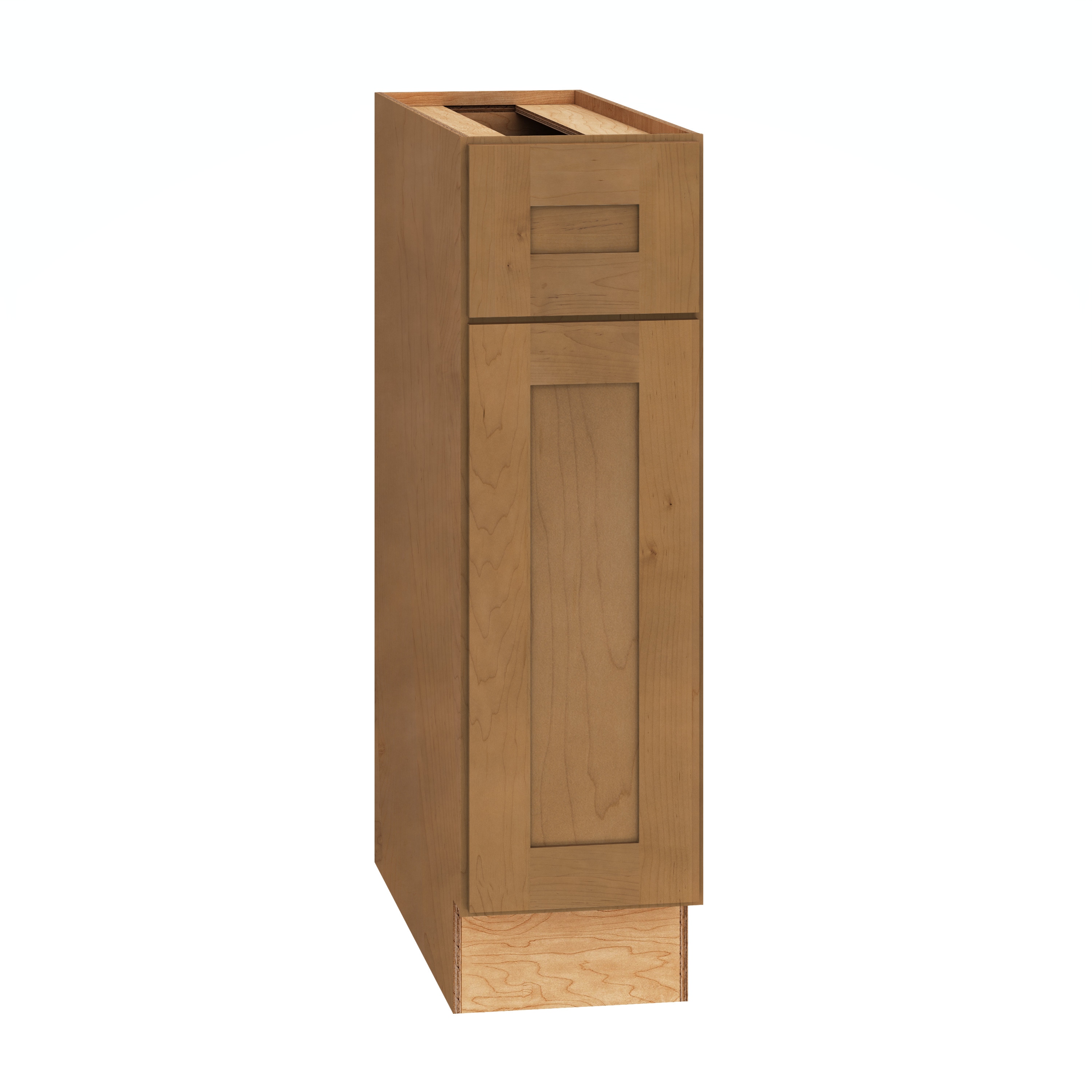 Diamond Express 62L-B9R Jamestown 9-in W x 34.5-in H x 24-in D Sahara Brown Base Fully assembled Plywood Cabinet (Recessed Panel Shaker)