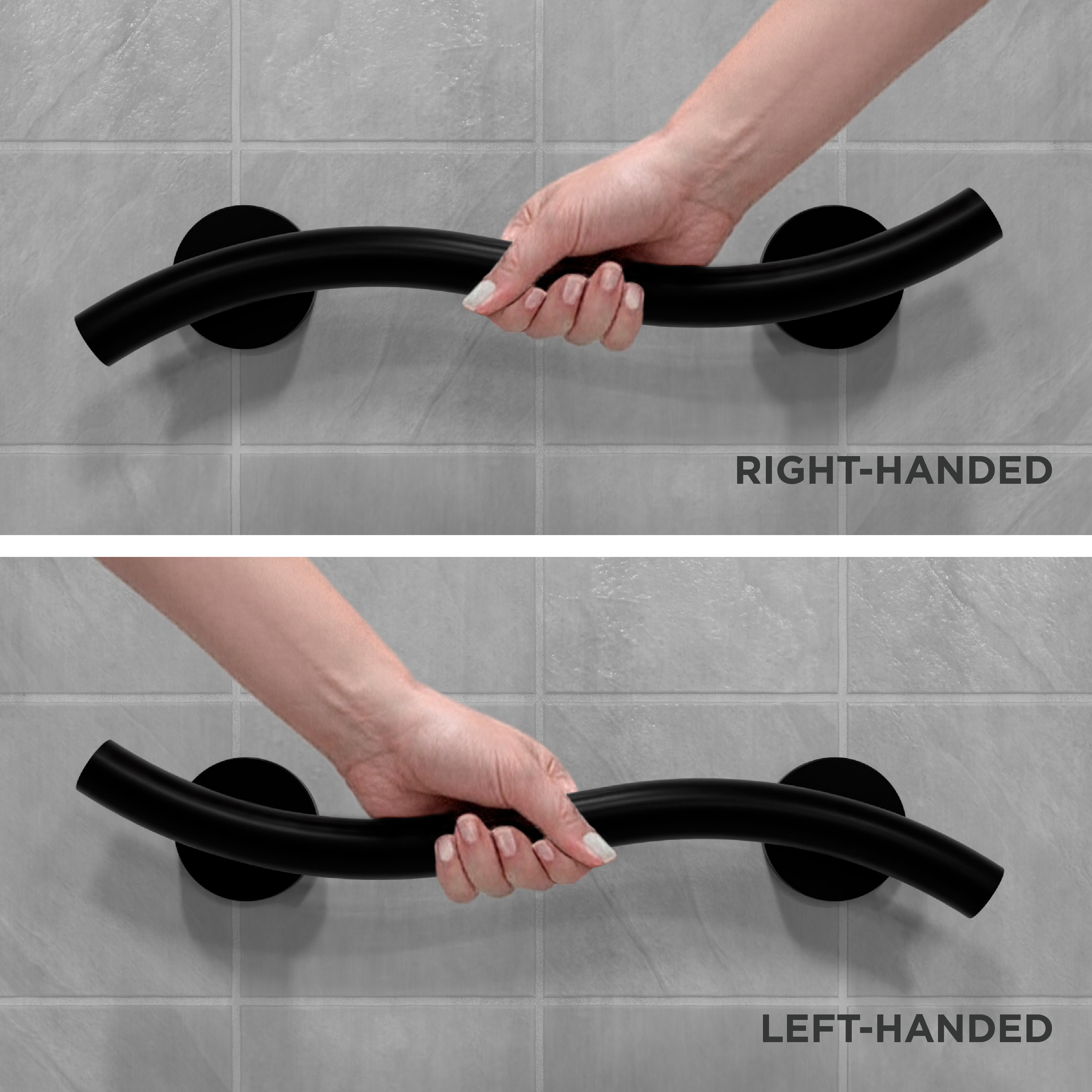 HealthCraft WGB-18-LR-BLK Grab-Bars - View #2