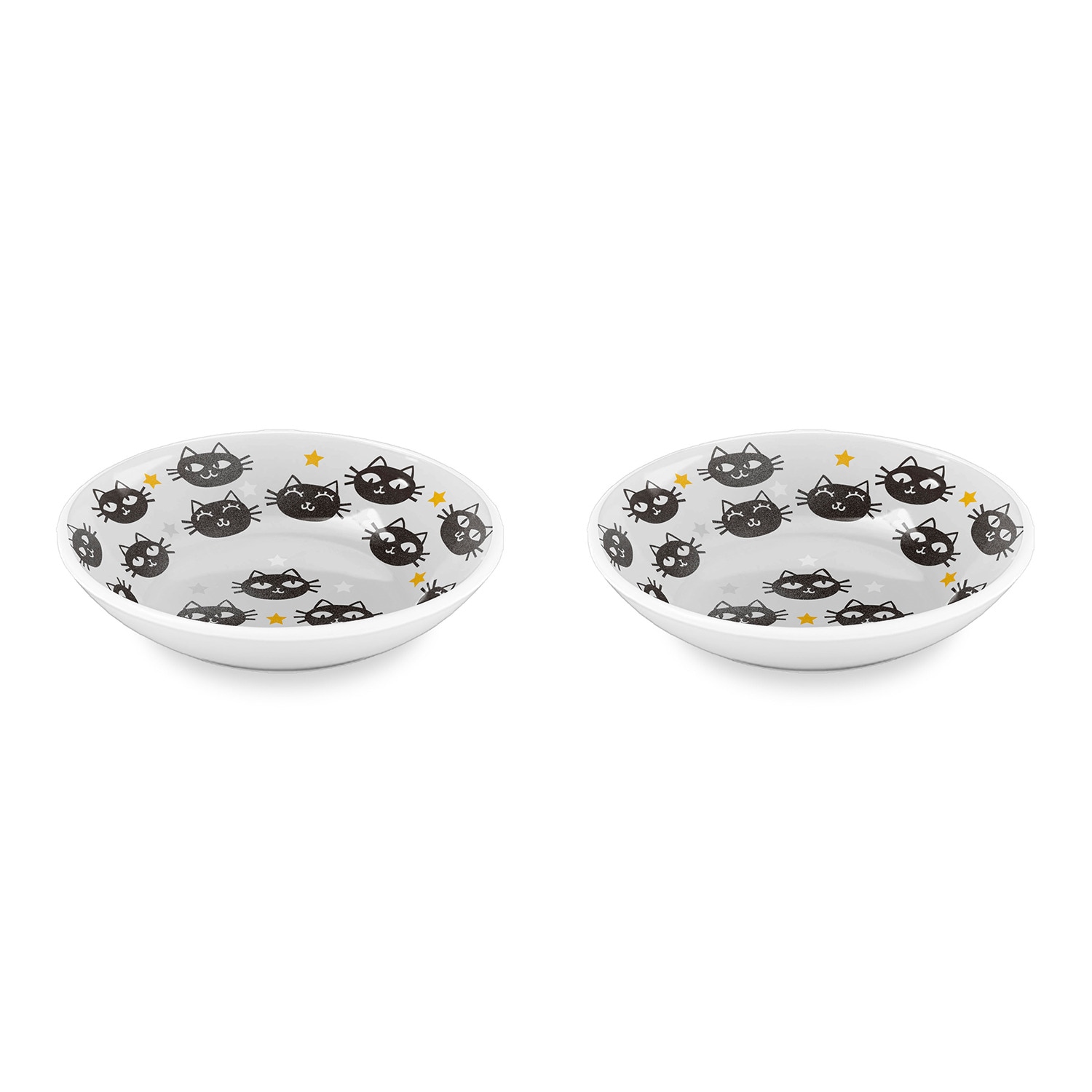 TarHong Matt The Cat 6-oz Melamine Dog/Cat Bowl set 2 Bowls #PE20774074
