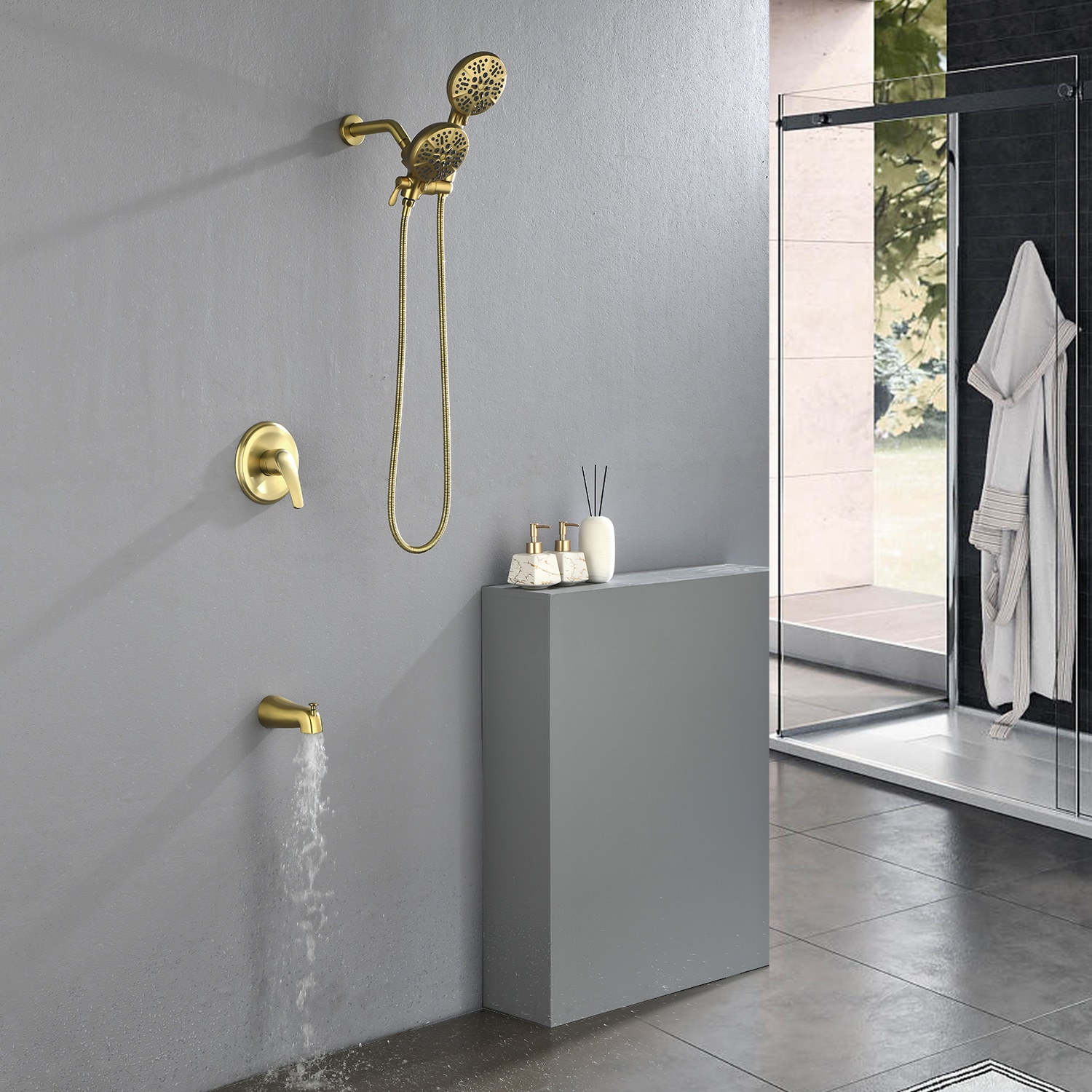 WELLFOR WAQ7006CP Tub-Shower-Faucets - View #4