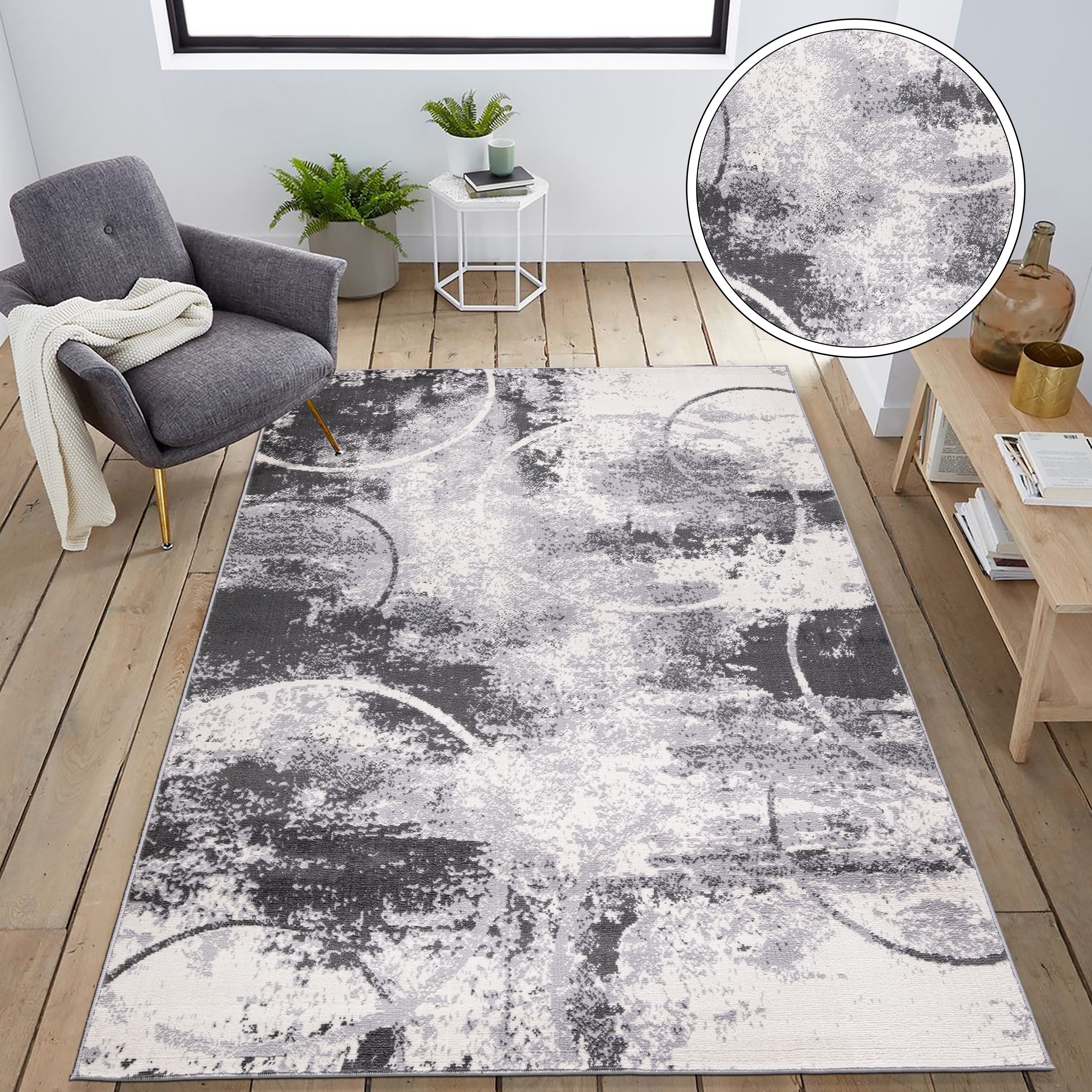 World Rug Gallery 6015GRAY5X7 rugs - View #3