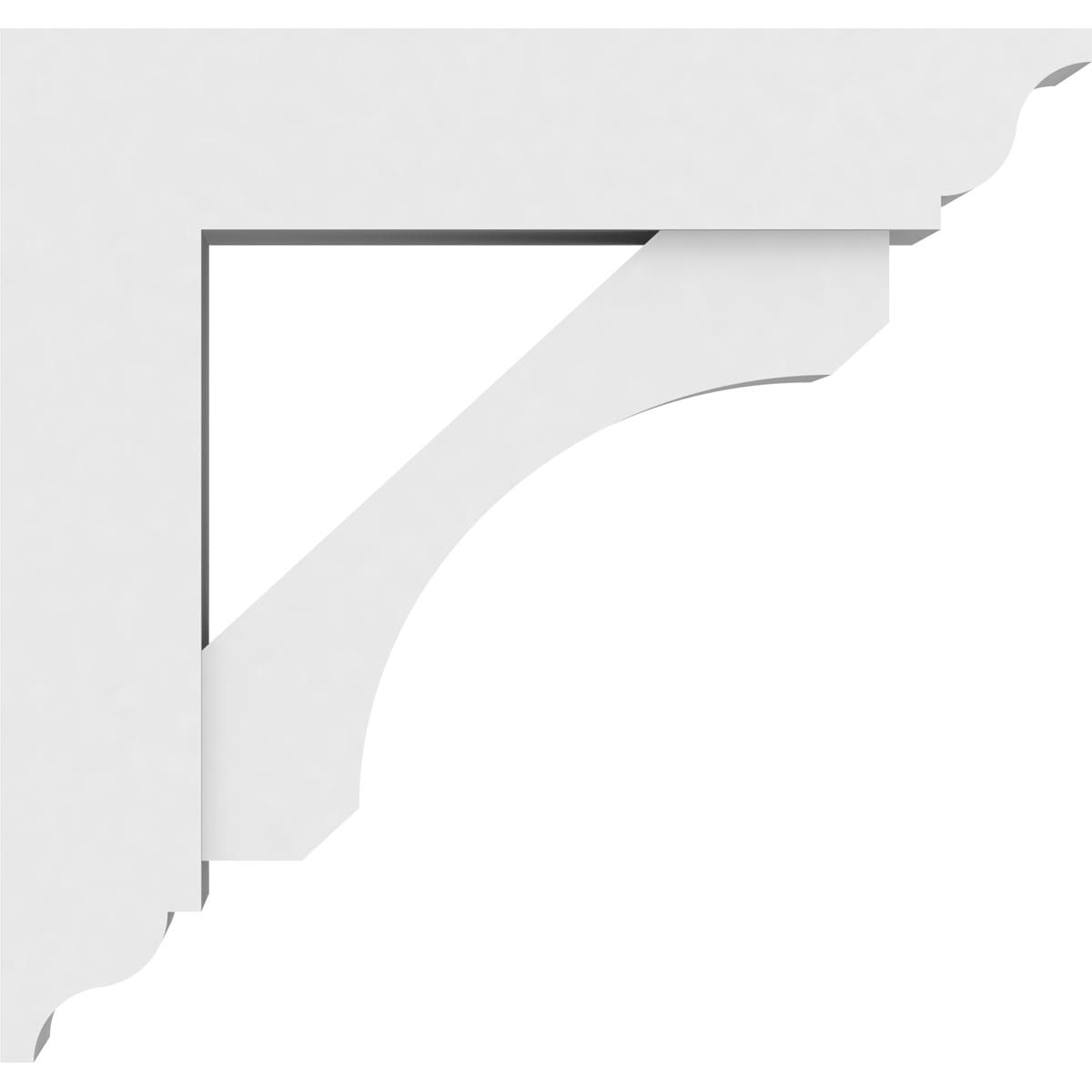 Ekena Millwork BKTP05X18X18LEC01 Exterior-Brackets-Braces - View #3