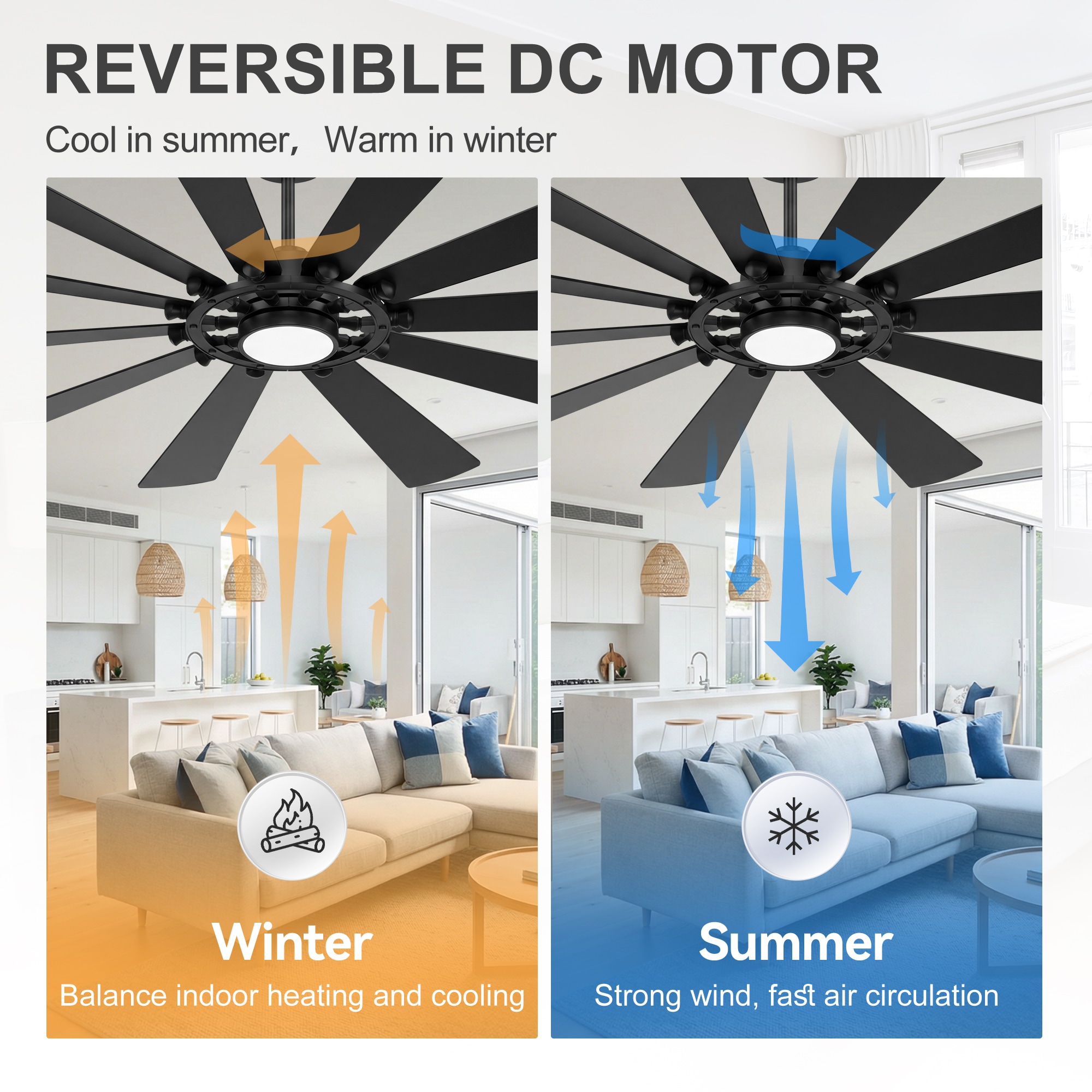 Breezary 37012-BK Ceiling-Fans - View #5