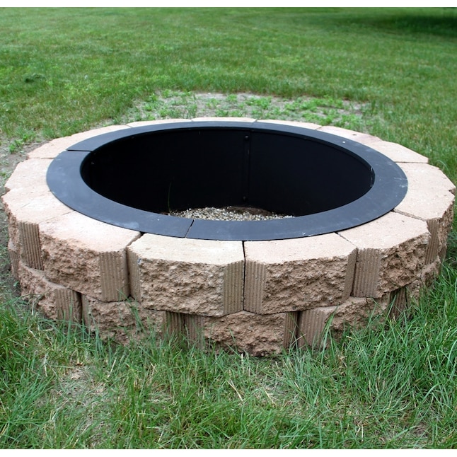 Sunnydaze Decor 30 Sq In Fire Rings, 24 Inch Fire Pit Ring Liner