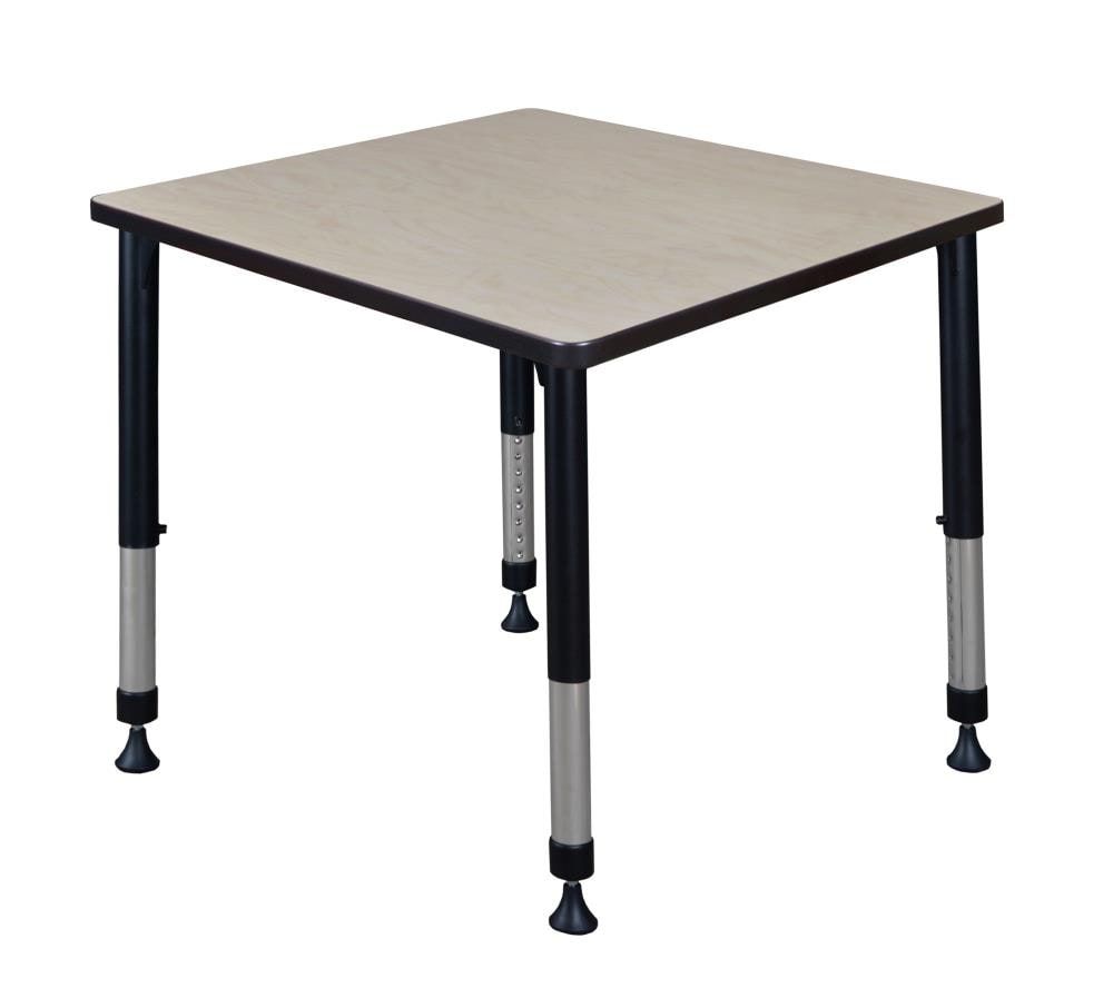 Regency TB3030PLAPBK Classroom Tables Off-white 4-Person Training Table (30-in W x 34-in H)