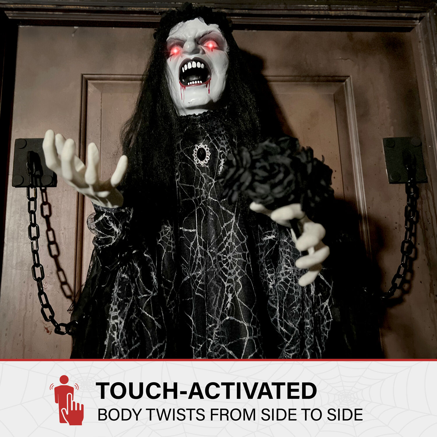 Haunted Hill Farm HHLADY-12HLSA Halloween-Animatronics - View #4