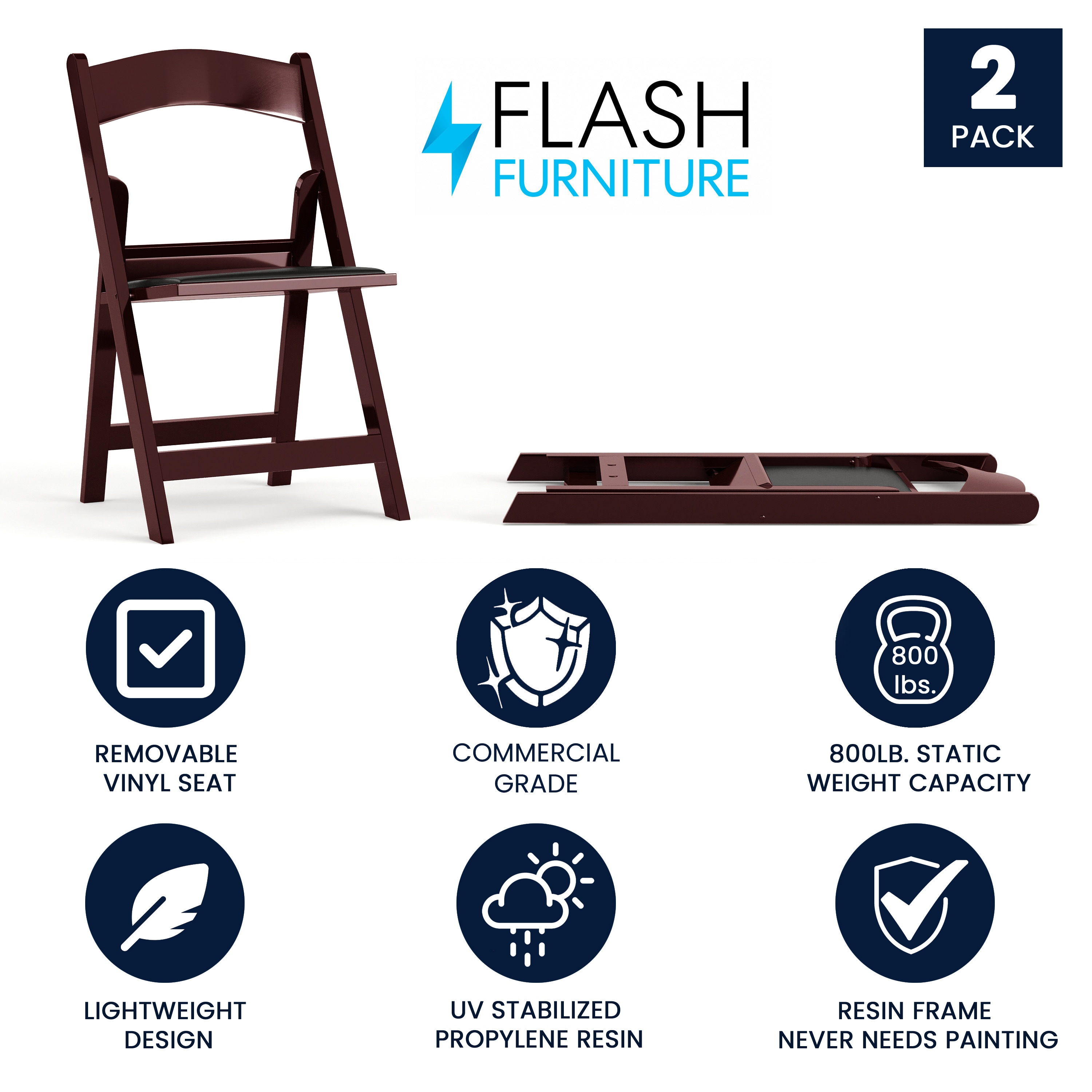 Flash Furniture 889142652458 Folding-Chairs - View #2