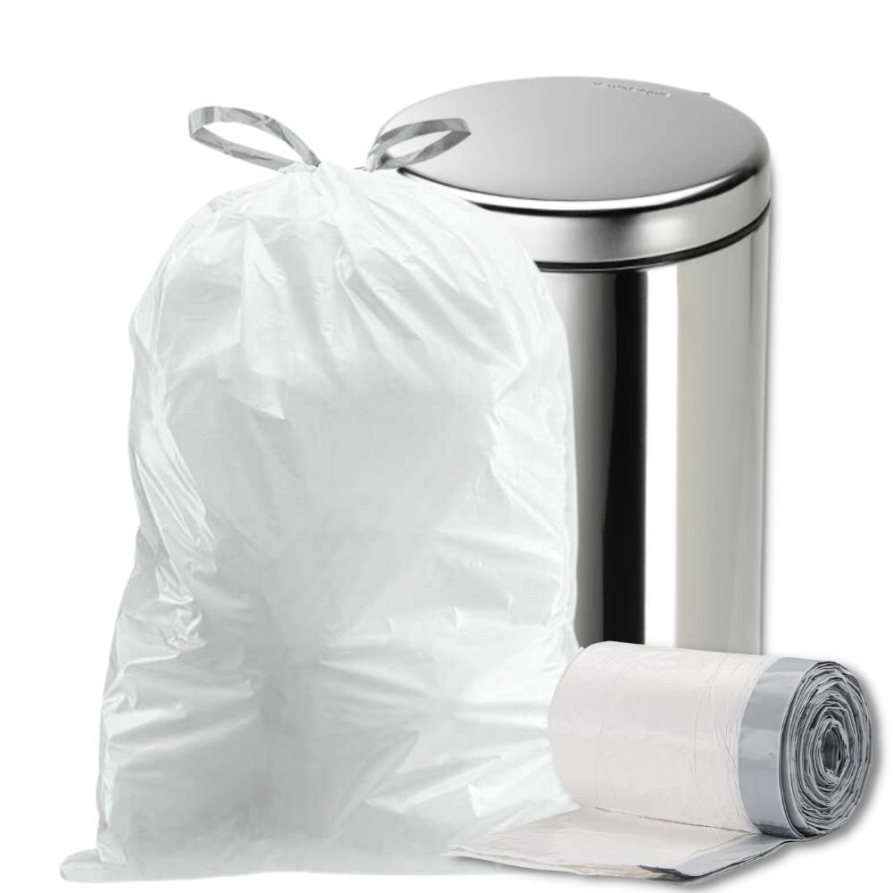 200 Counts 4 6 Gallon Biodegradable Trash Bags Small Can Liners 4 5 6 Gal Waste  Basket Bags Bin Liners Bathroom Bedroom Kitchen Unscented Tear Resist 