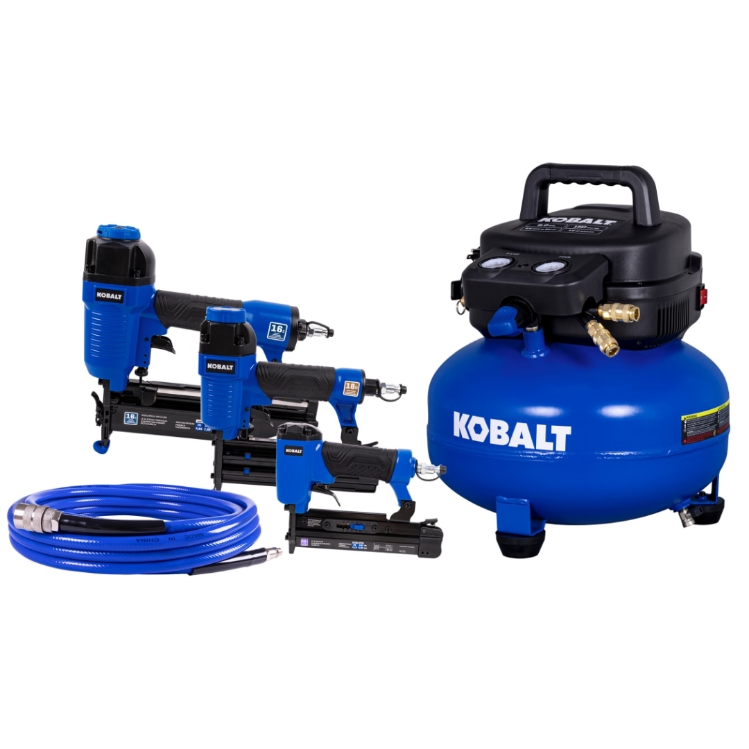 Kobalt 6-Gallon Portable Electric 150 PSI Pancake Air Compressor with Accessories Included 02106410A Sansujyuku sansujyuku.com