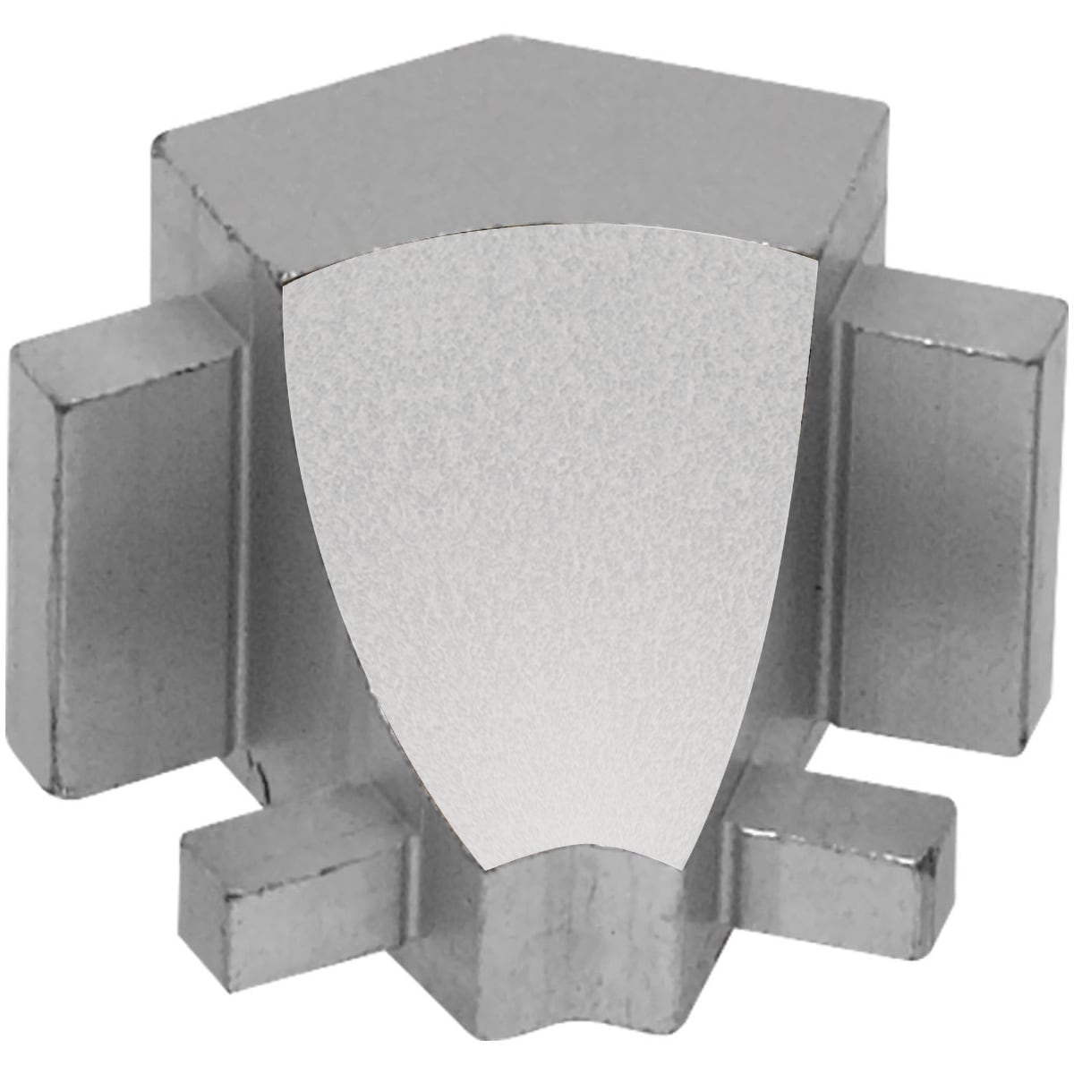 Schluter Systems I135/AHK1S/MBW Dilex-AHK 0.5-in W x 1-in L Matte white textured color-coated aluminum Inside corner Trim Accessory