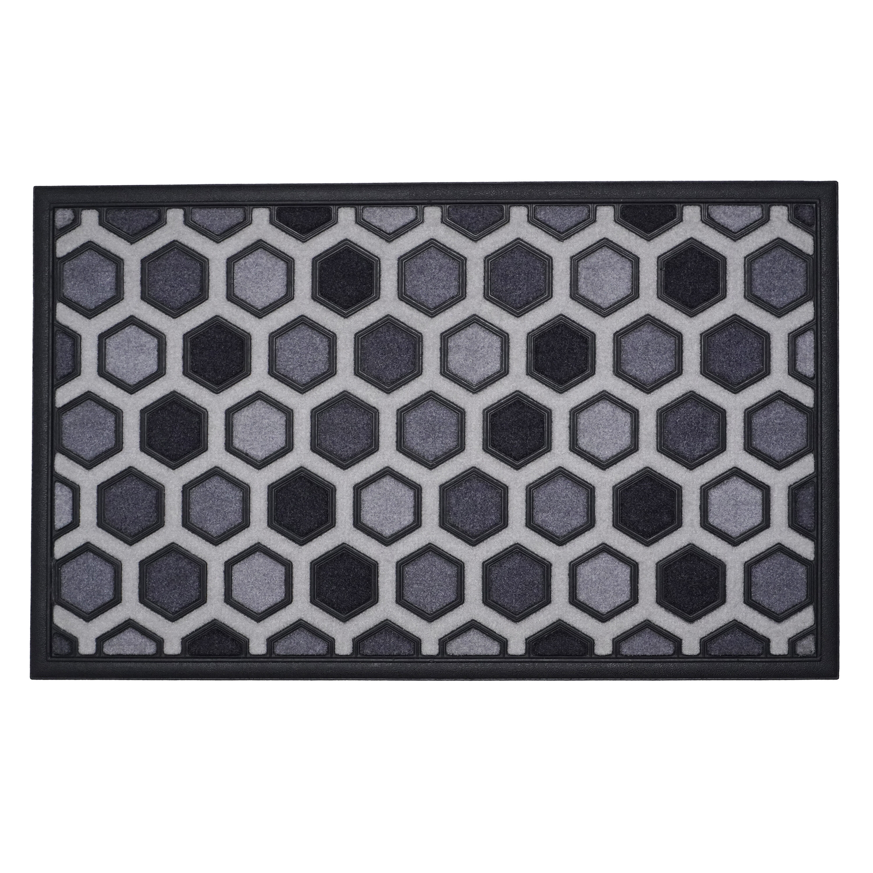 Callowaymills 108821830 18-in x 30-in Multi Polypropylene/Rubber Non-Slip Grip Indoor or outdoor Decorative Door Mat