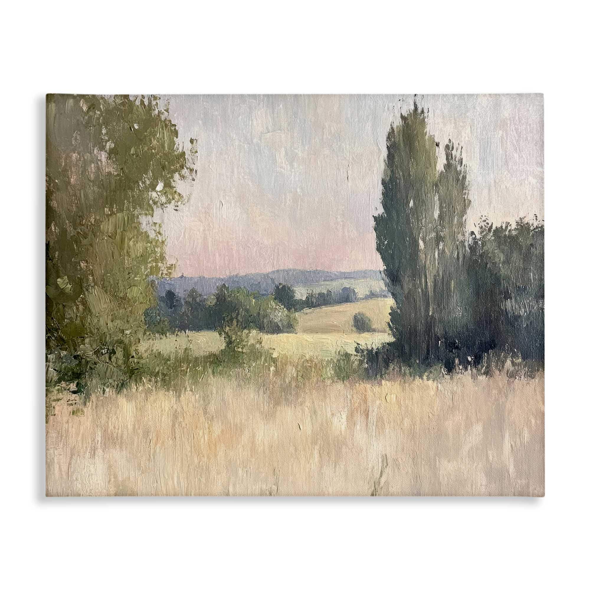 Stupell Industries BT-804-CN-24X30 Tranquil Abstract Countryside Canvas Wall Art By Petal Prints Design 30 x 24