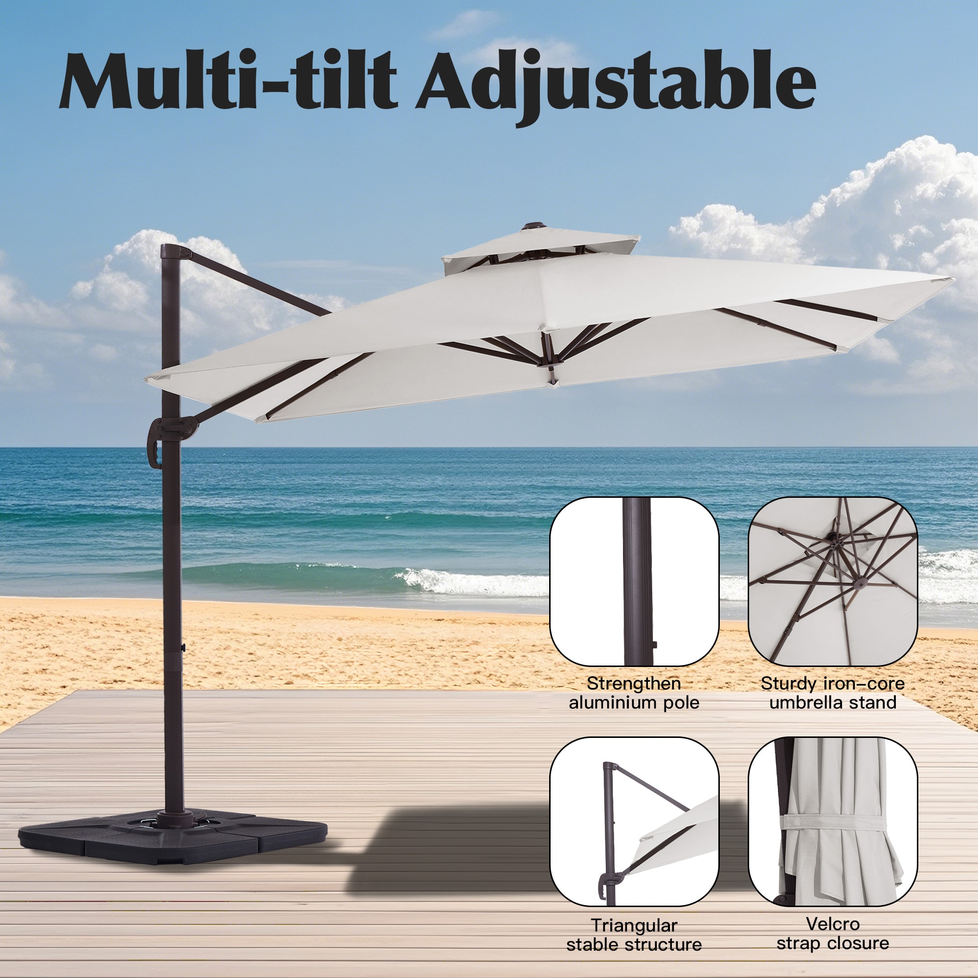 VOUA SAF-XNELD1-GY Umbrellas-2 - View #4
