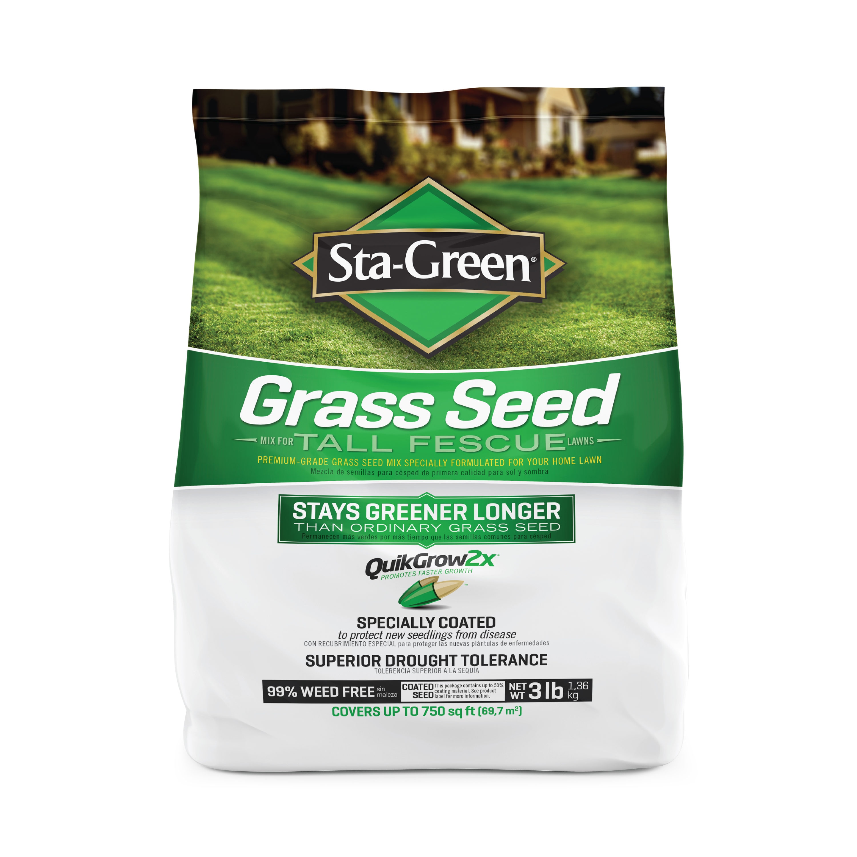 Sta-Green 2149620291 3-lb Tall Fescue Grass Seed