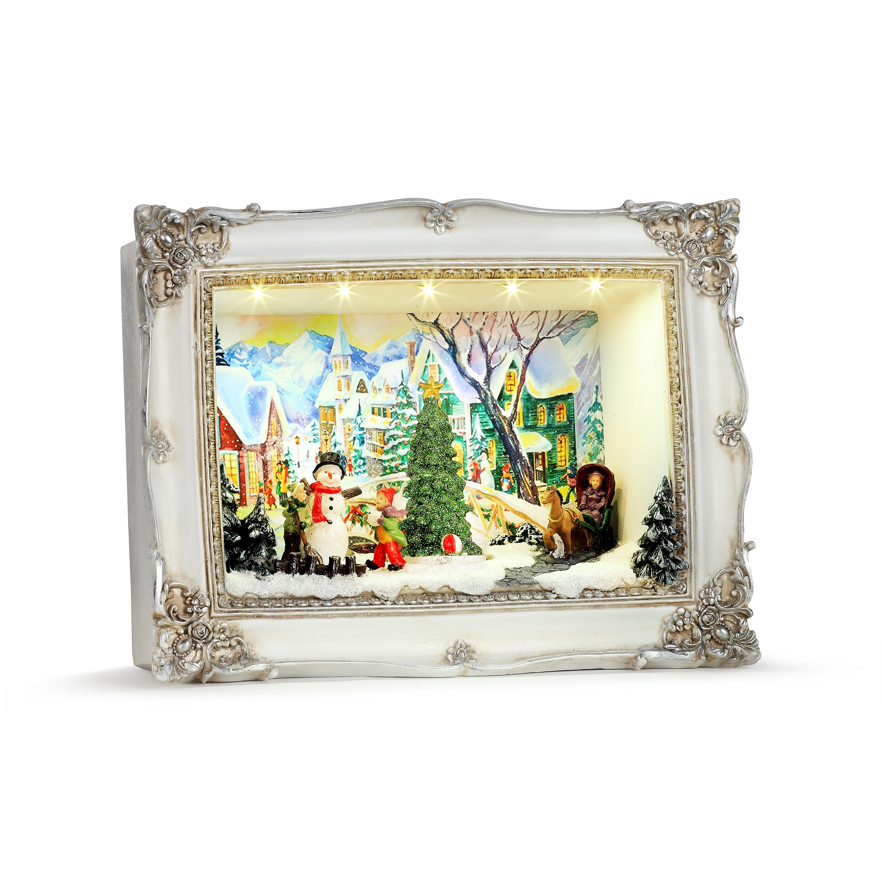 Mr. Christmas 36582 8.2-in Lighted Musical Animatronic Decoration Festivity Battery-operated Christmas Decor