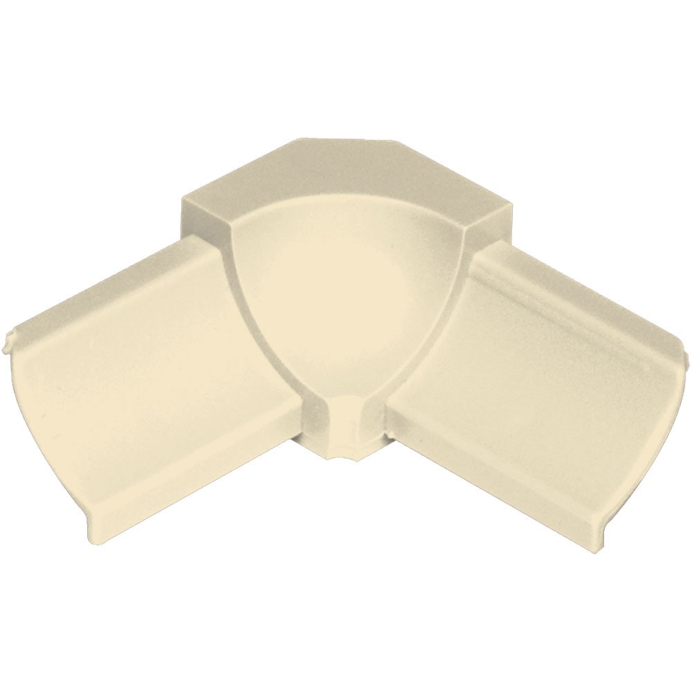 Schluter Systems I90/PHK1S/SP Dilex-PHK 0.5-in W x 1-in L Sand pebble PVC Inside corner Tile Edge Trim