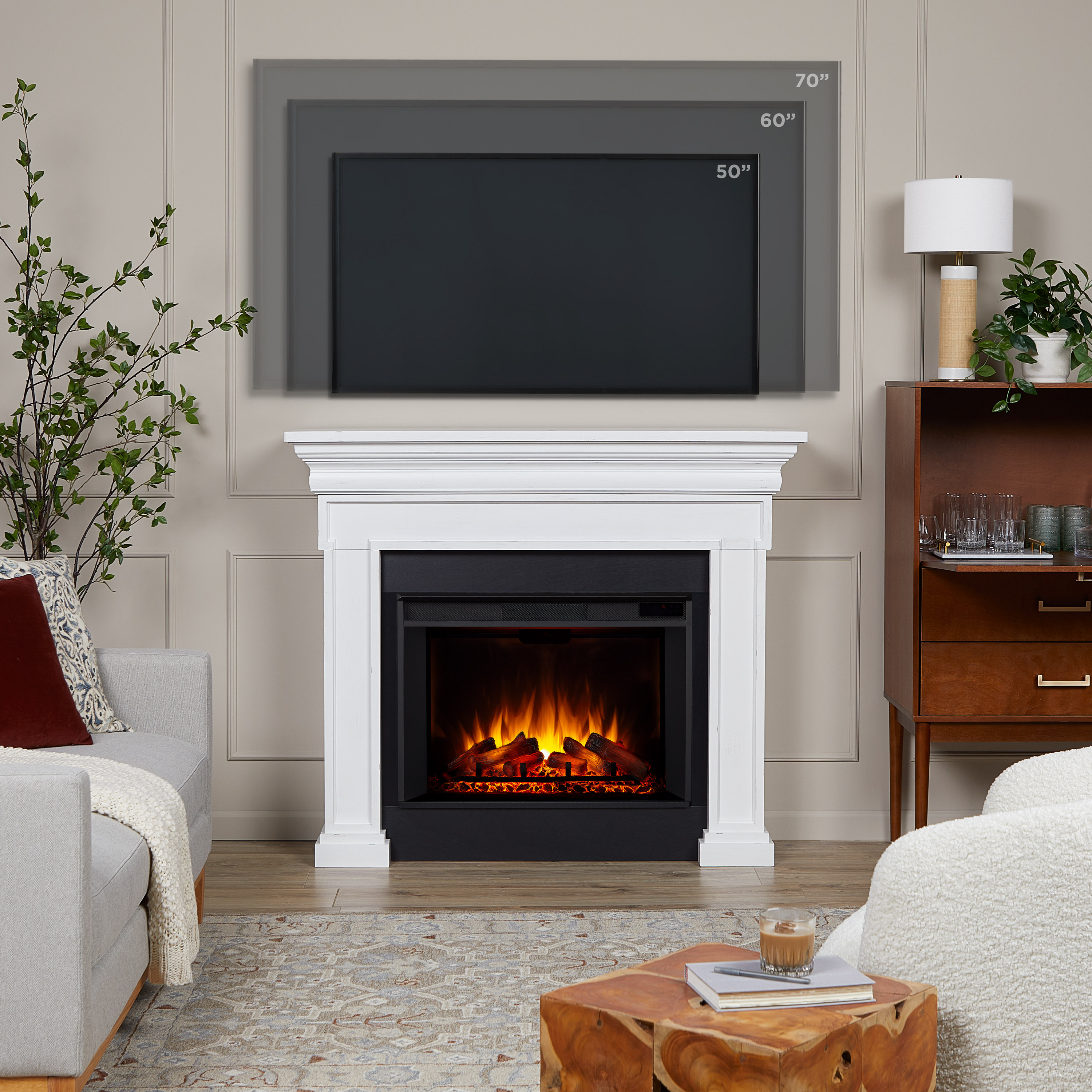 Real Flame 6720E-RW Electric-Fireplaces - View #8