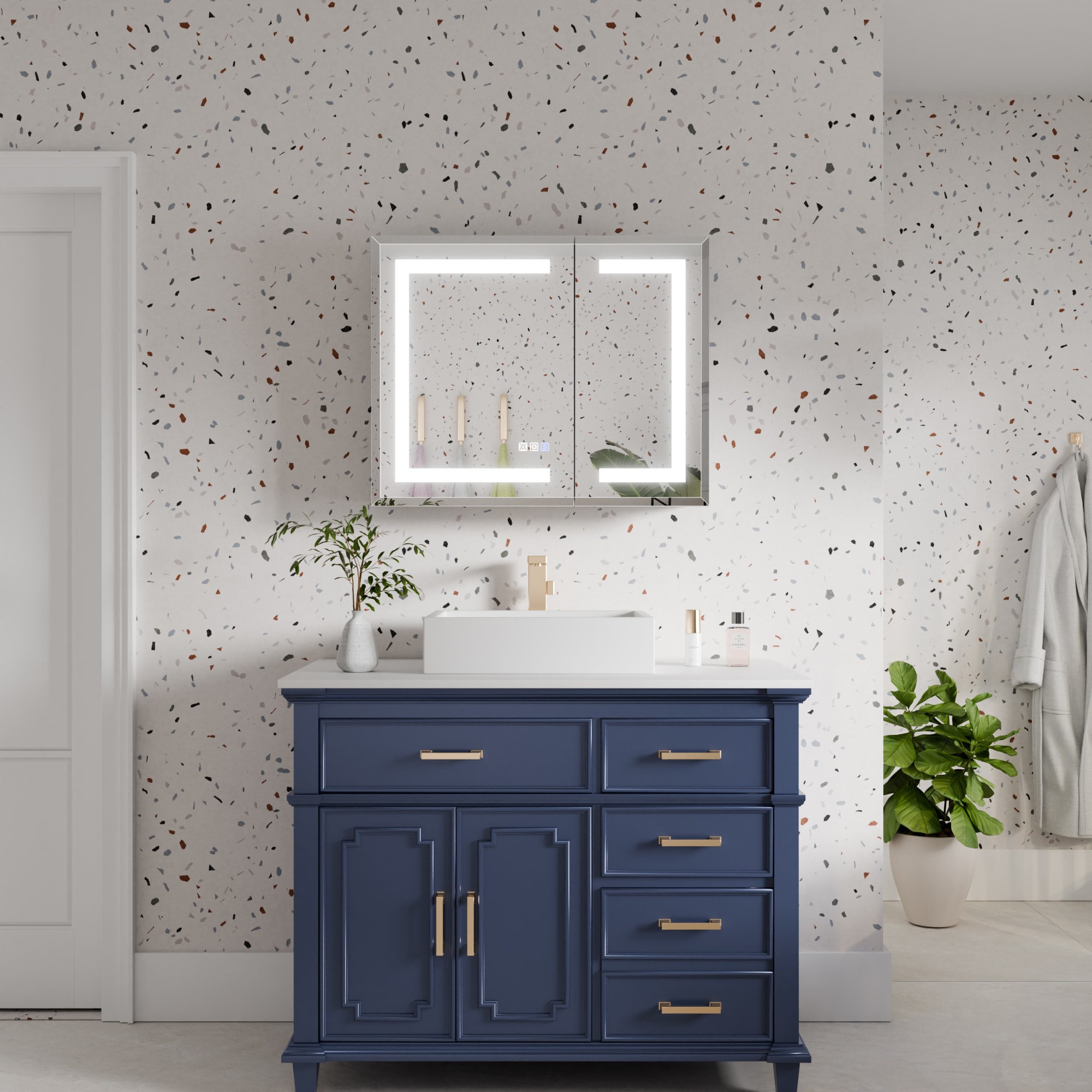 WELLFOR EXMC2030LD Bathroom-Medicine-Cabinets - View #17