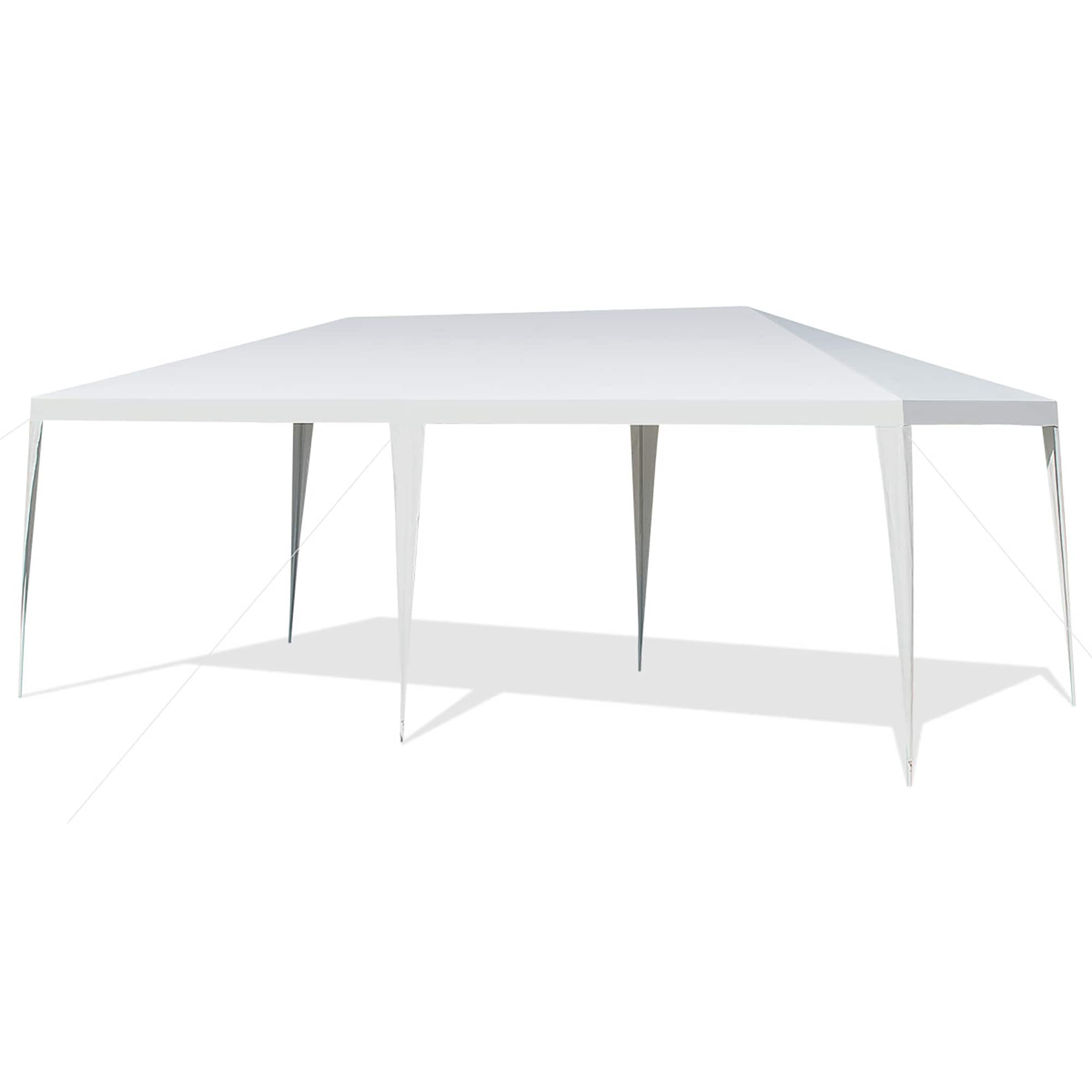 BABOOM BOM-0089-CO 20-Feet x 10-Feet Rectangle White Party canopy