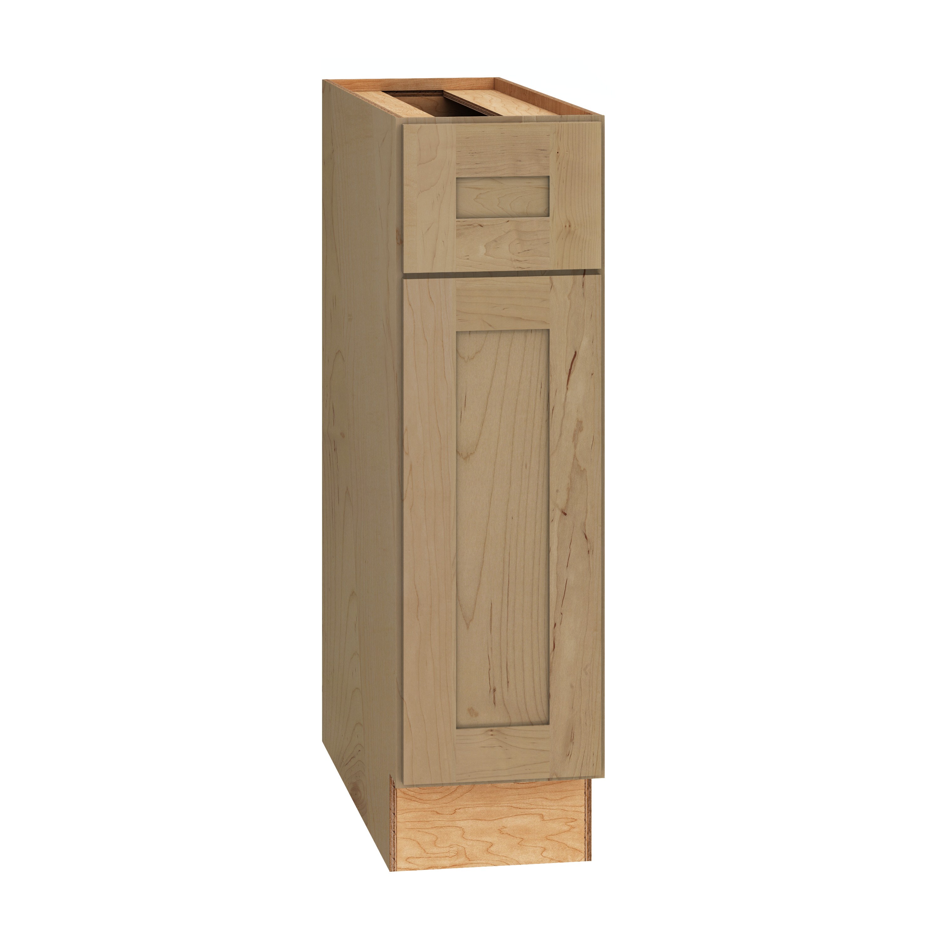 Diamond Express 62K-B9R Jamestown 9-in W x 34.5-in H x 24-in D Coastline Brown Base Fully assembled Plywood Cabinet (Recessed Panel Shaker)