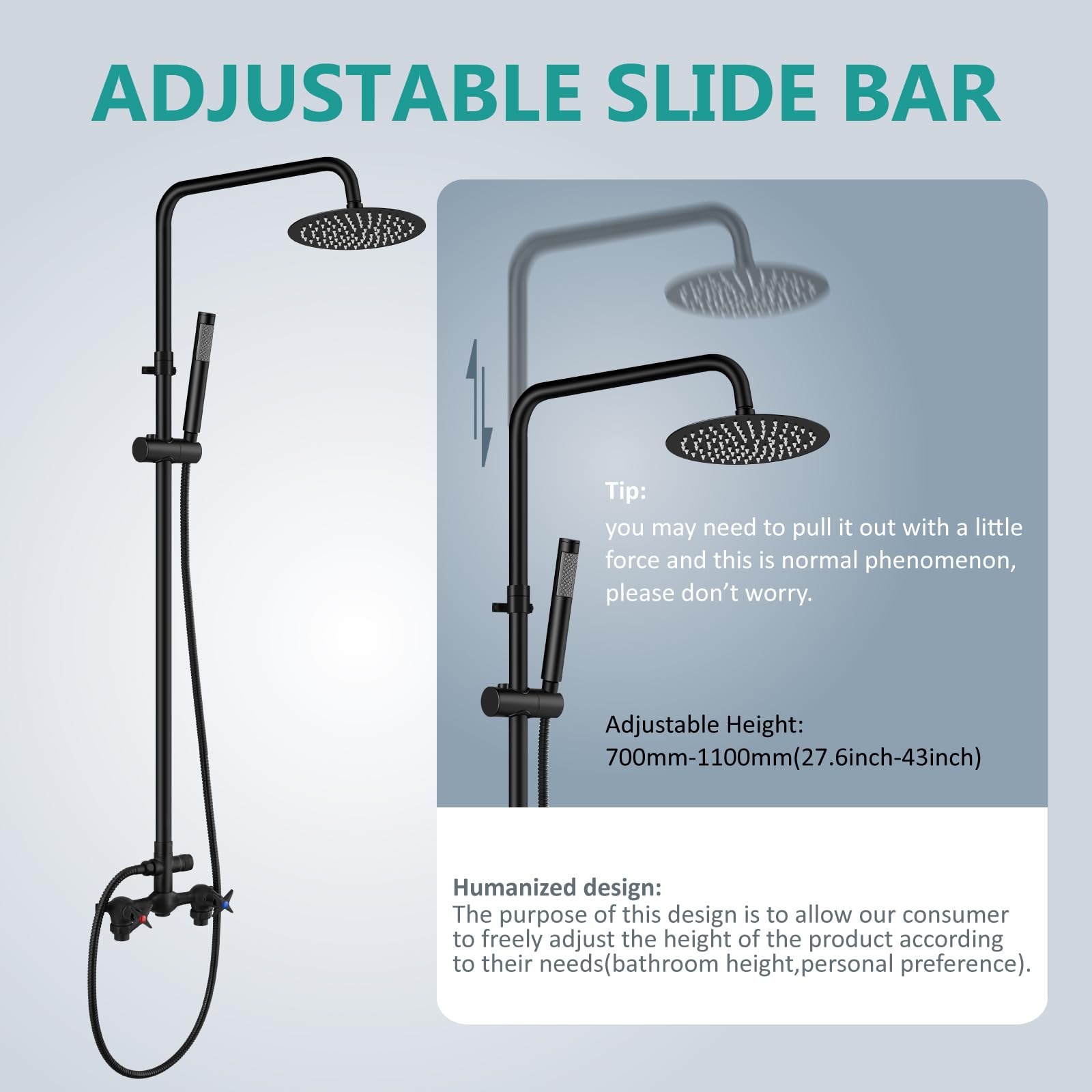 ITOPFOX LIT0810I190 Fixed-Showerhead - View #5
