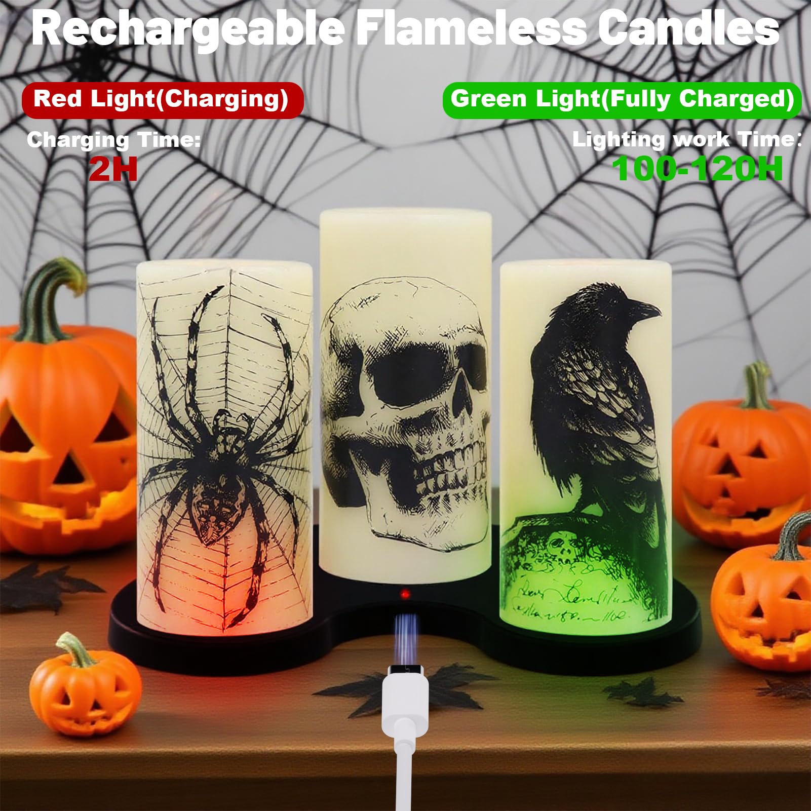 ZHLKING 885287707558 Table-Halloween-Decor - View #3