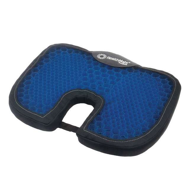 HealthMate Black Polyester Seat Cushion for Car - Provides Coccyx Tailbone  Relief, Portable with Carrying Handle, Soft and Supportive Honeycomb Design  in the Interior Car Accessories department at