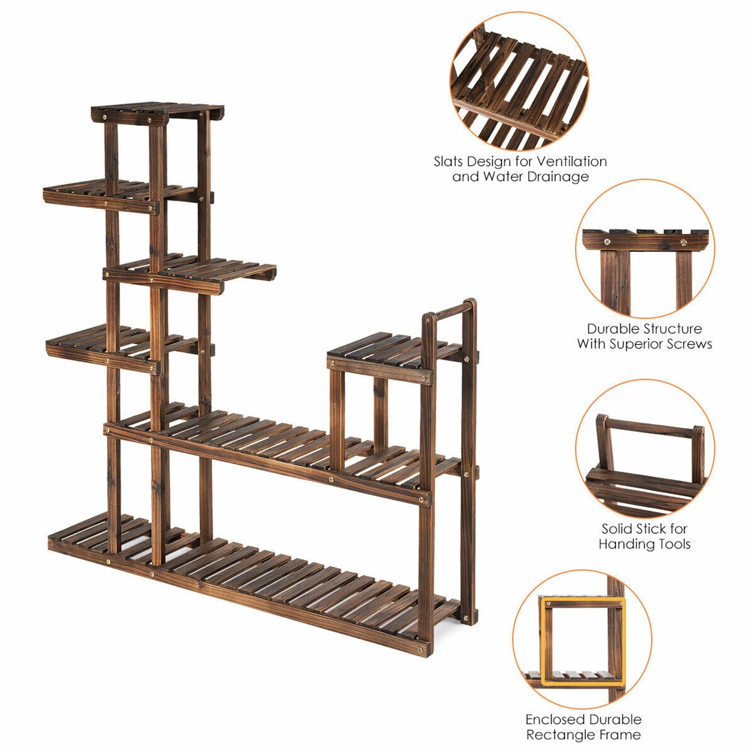 WELLFOR GT-HPY-3438 Plant-Stand - View #2