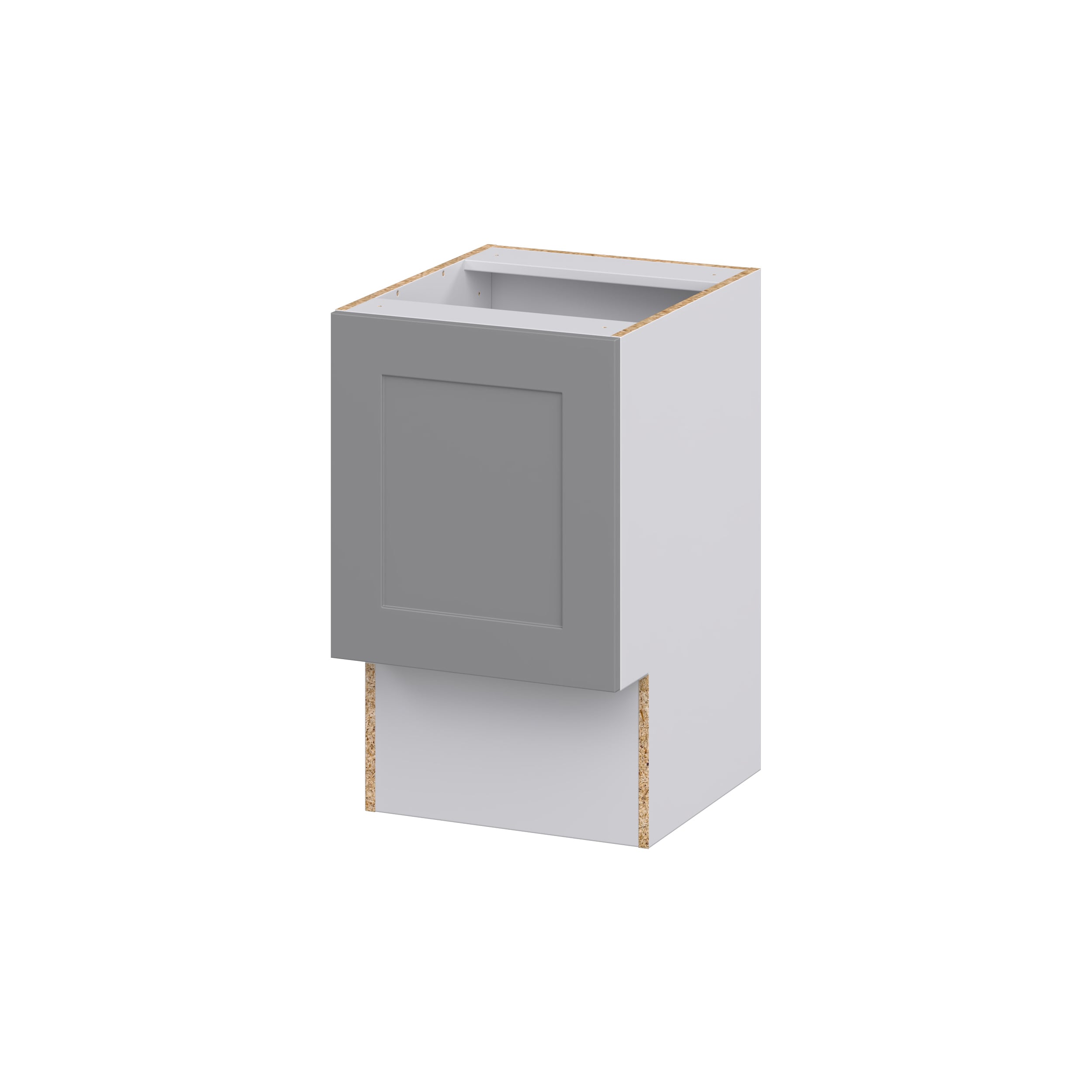 Hugo&Borg 18-in W x 34.5-in H x 21-in D Wood Base Fully Assembled Cabinet (Recessed Panel Shaker Door Style)