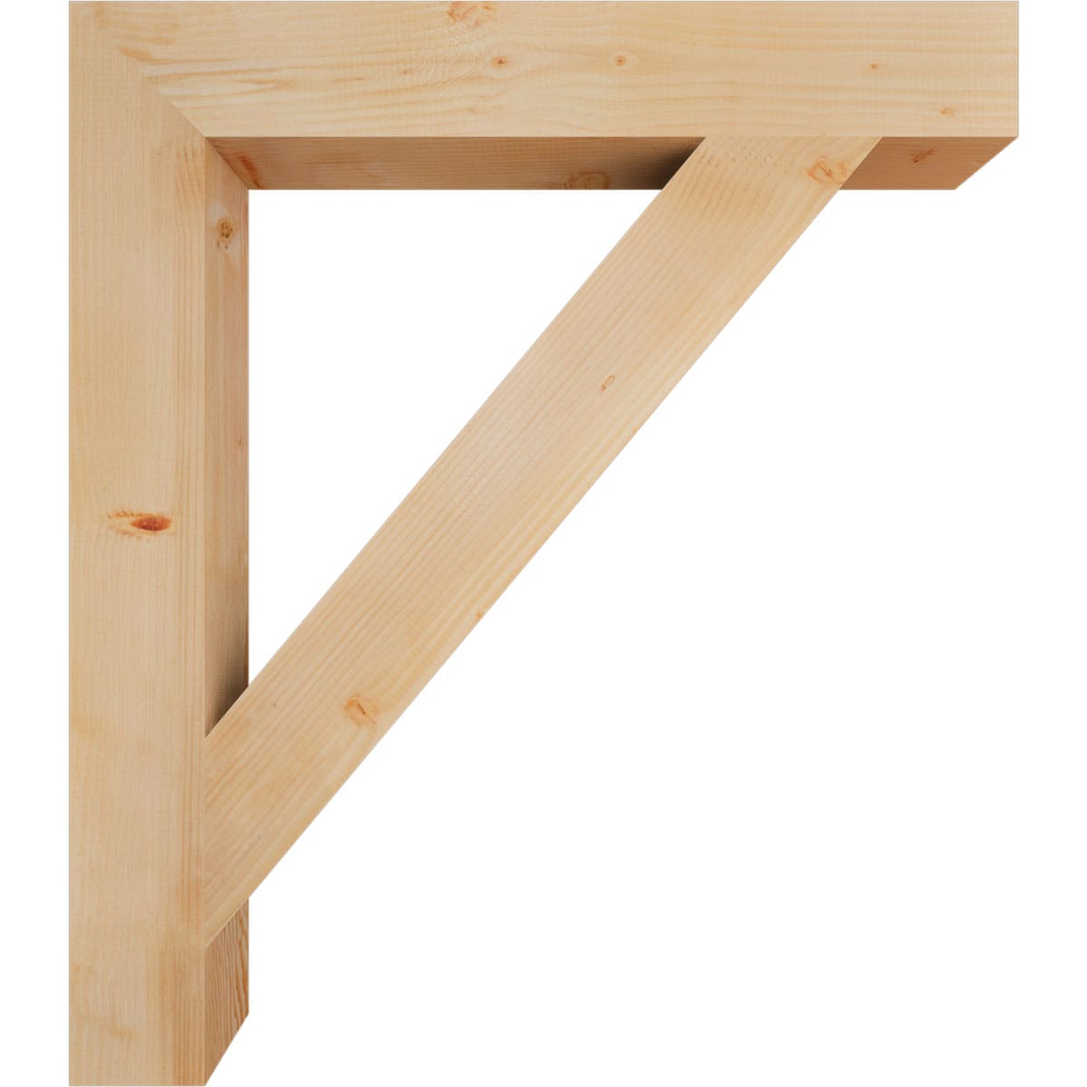 Ekena Millwork BKT06X42X48TRA05SDF Exterior-Brackets-Braces - View #3