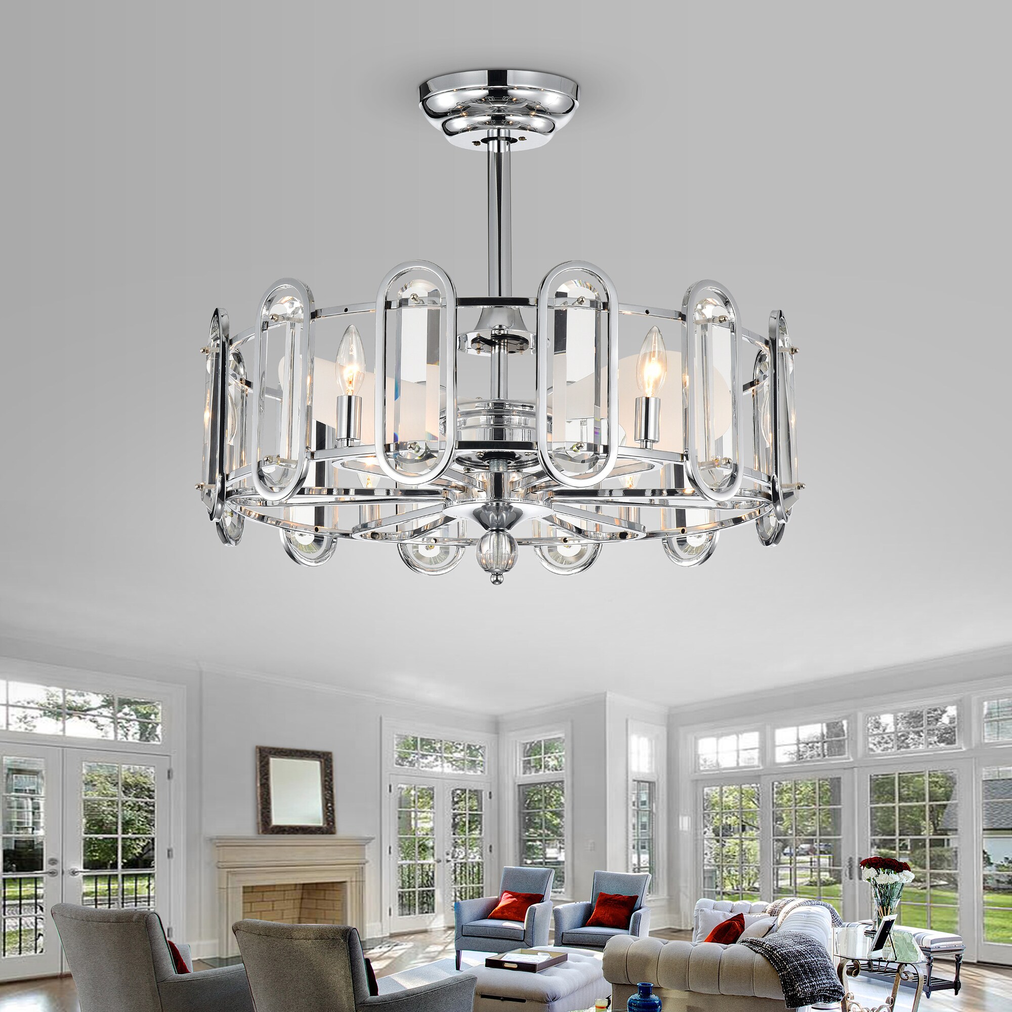 Home Accessories Inc CFL-8436CH Ceiling-Fans - View #4