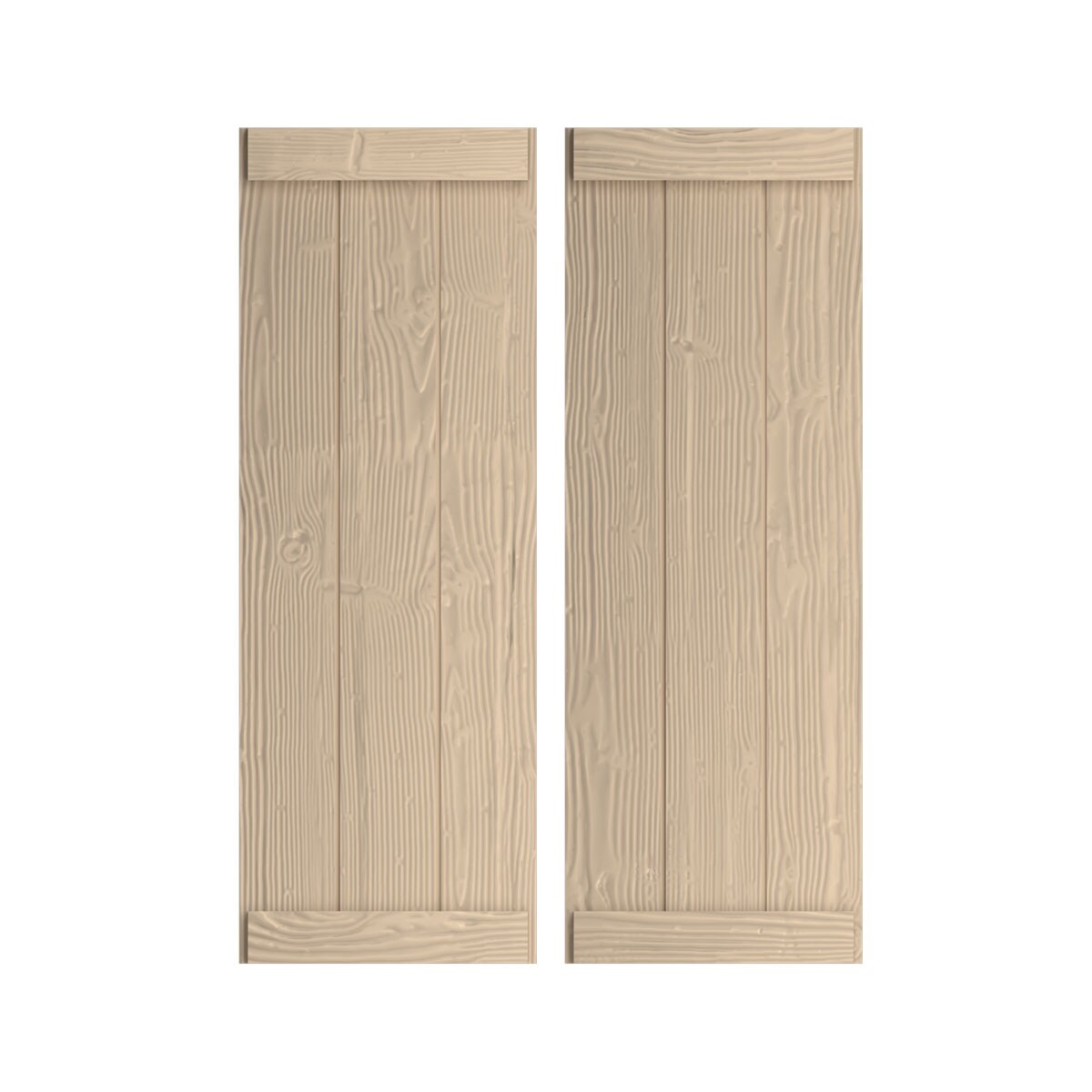 Ekena Millwork SHUBJE16X88SDPR Exterior-Shutters - View #2