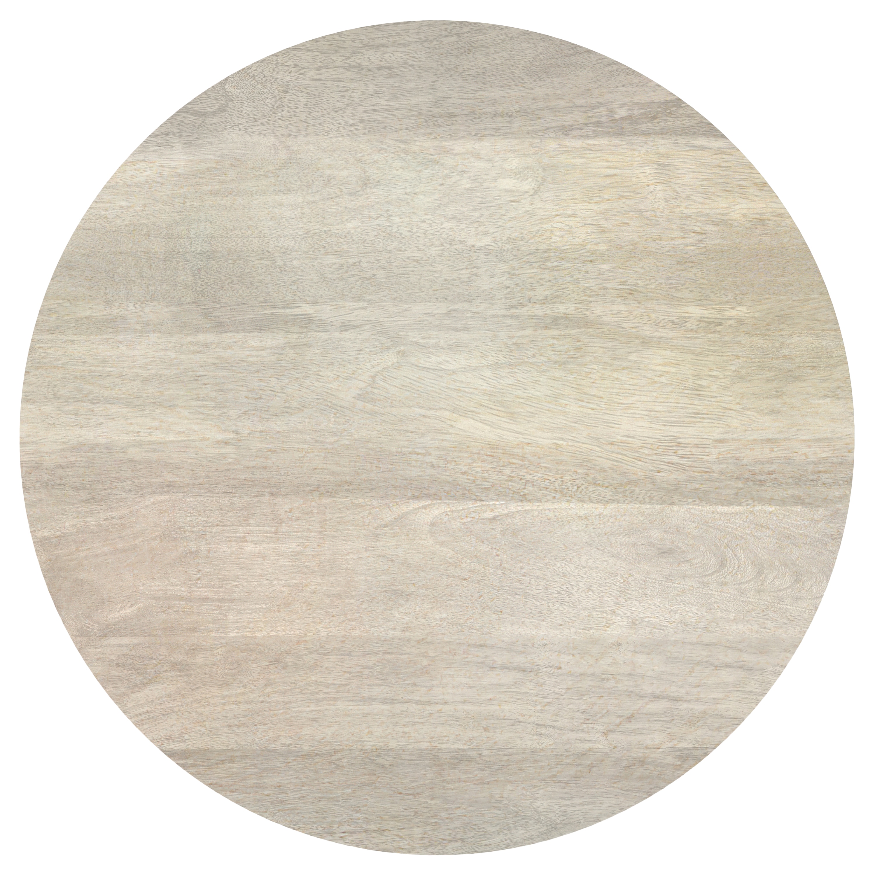 Finchley White Wash Solid Mango Wood Round Side Table