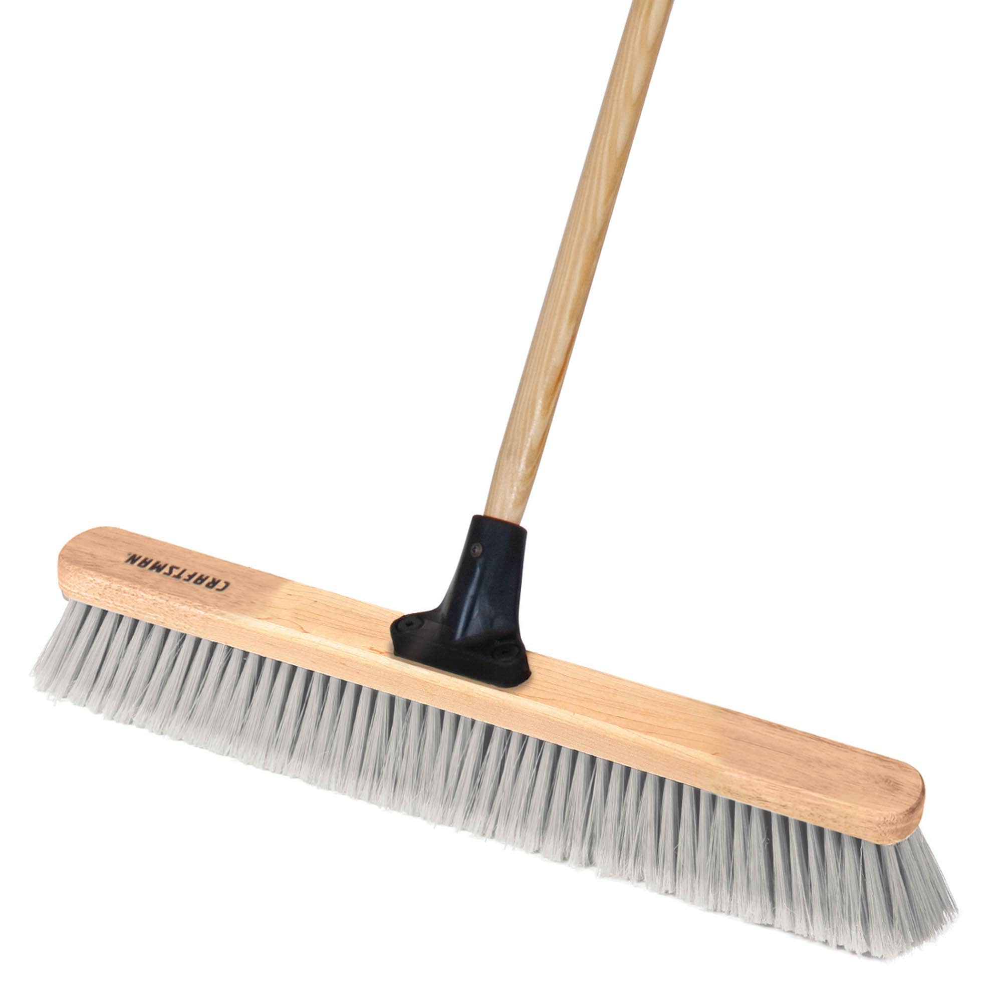 CRAFTSMAN 24-in Poly Fiber Smooth Surface Shop/Garage Push Broom in the  Brooms department at